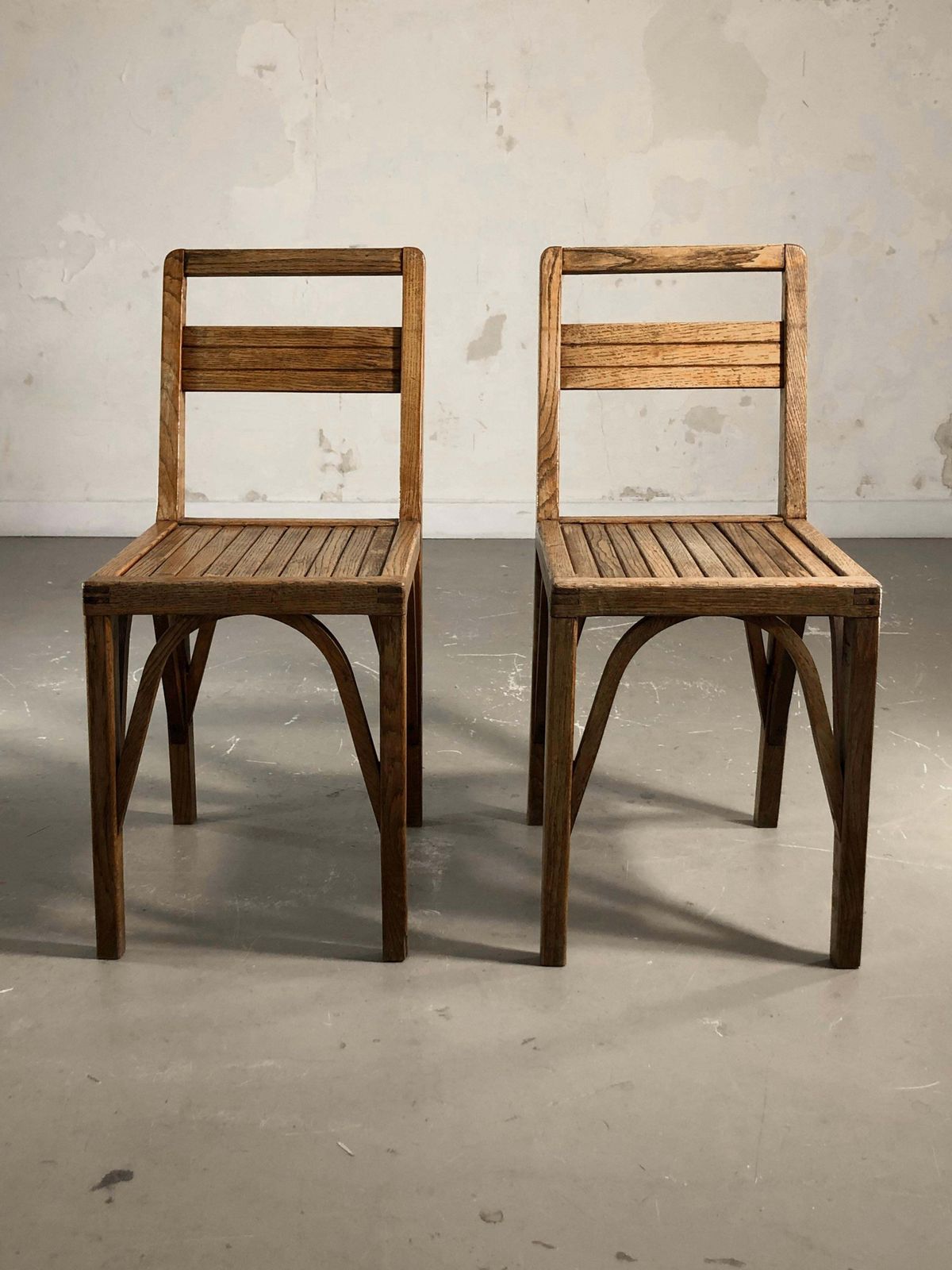 photo furniture Pair Of 2 Mid Century Modern Chairs, In The Style Of Rene Gabriel, France 1950