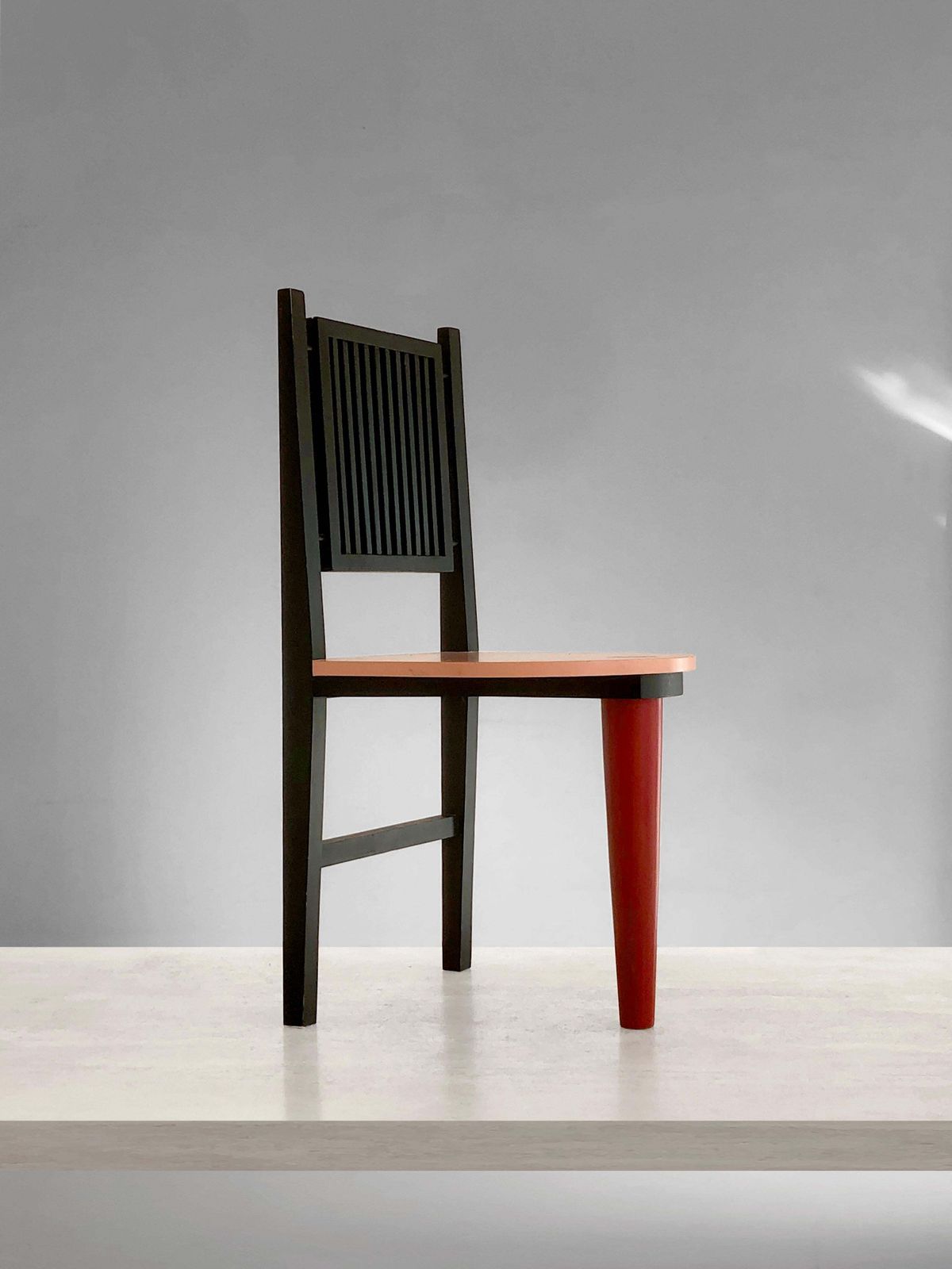 Postmodern Memphis Sculptural Chair, In The Style Of Pierre Sala, France 1980 photo for sale