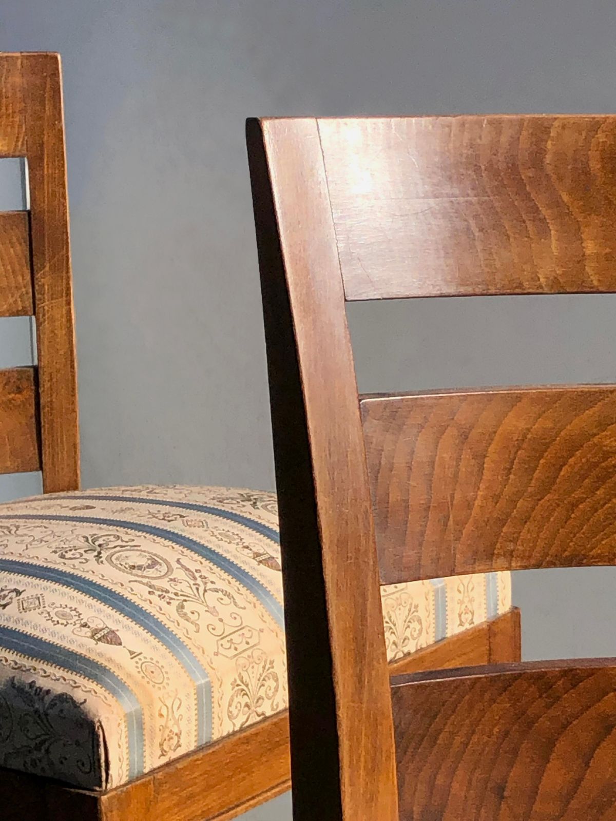Set Of 2 Art Deco Neoclassic Chairs By Jean Pascaud France 1930 photo Furniture