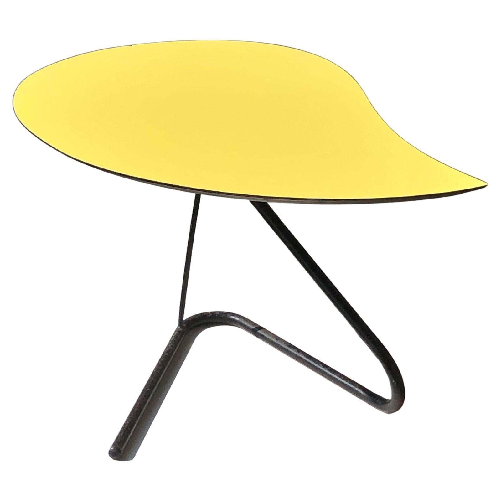 Mid Century Modernist Free Form Side Or Dressing Table, France, 1950