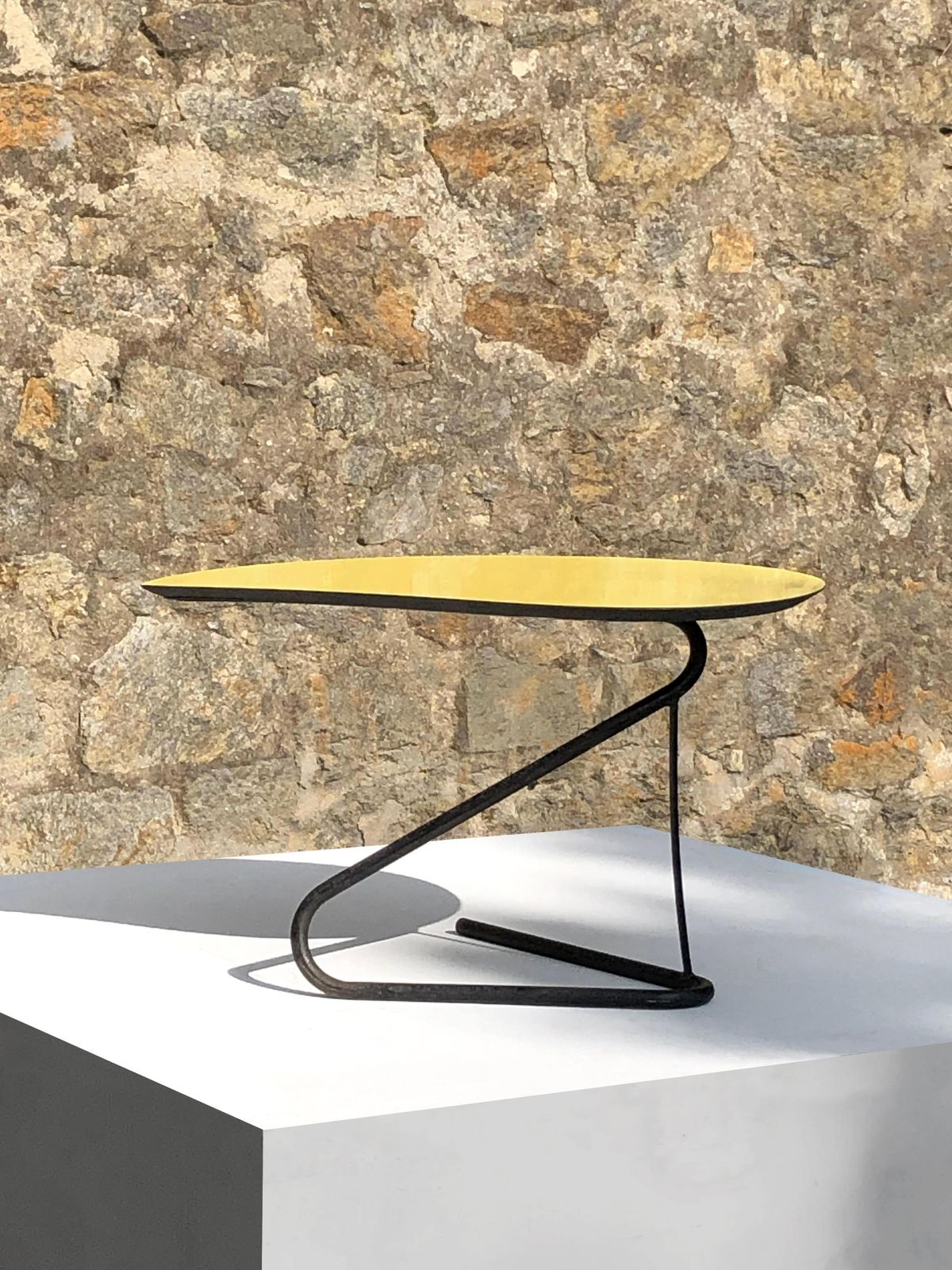 photo vinterior Mid Century Modernist Free Form Side Or Dressing Table, France, 1950