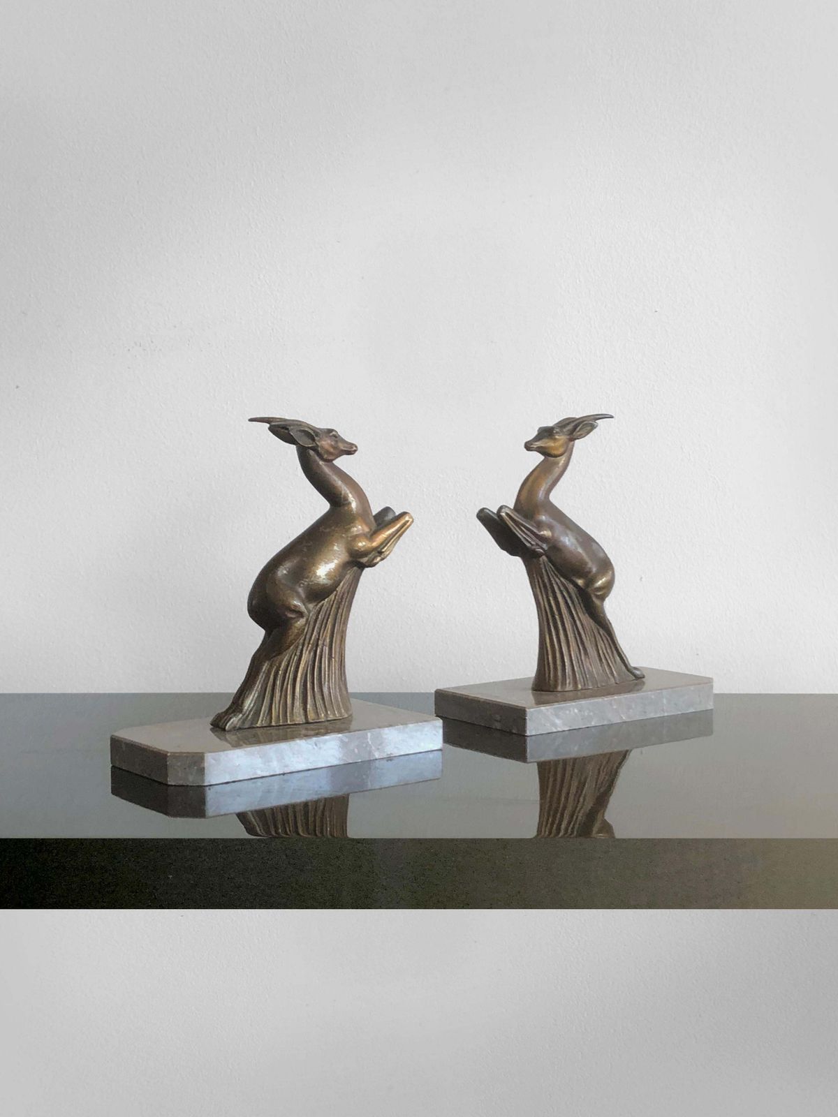 A Pair Of Art Deco Neoclassical Bookends In The Style Of Max Le Verrier, France 1930 photo furniture