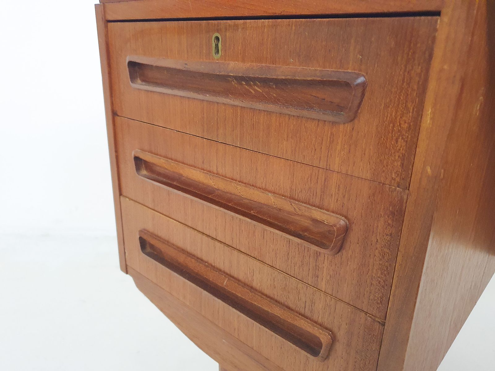 photo vinterior Teak Desk By J.Svenstrup For A.P. Møbler, Denmark 1960's