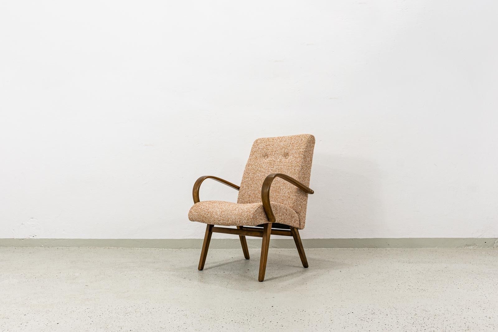 Mid Century Armchair Model 53 By J šmidek For Ton, 1960s photo vintage