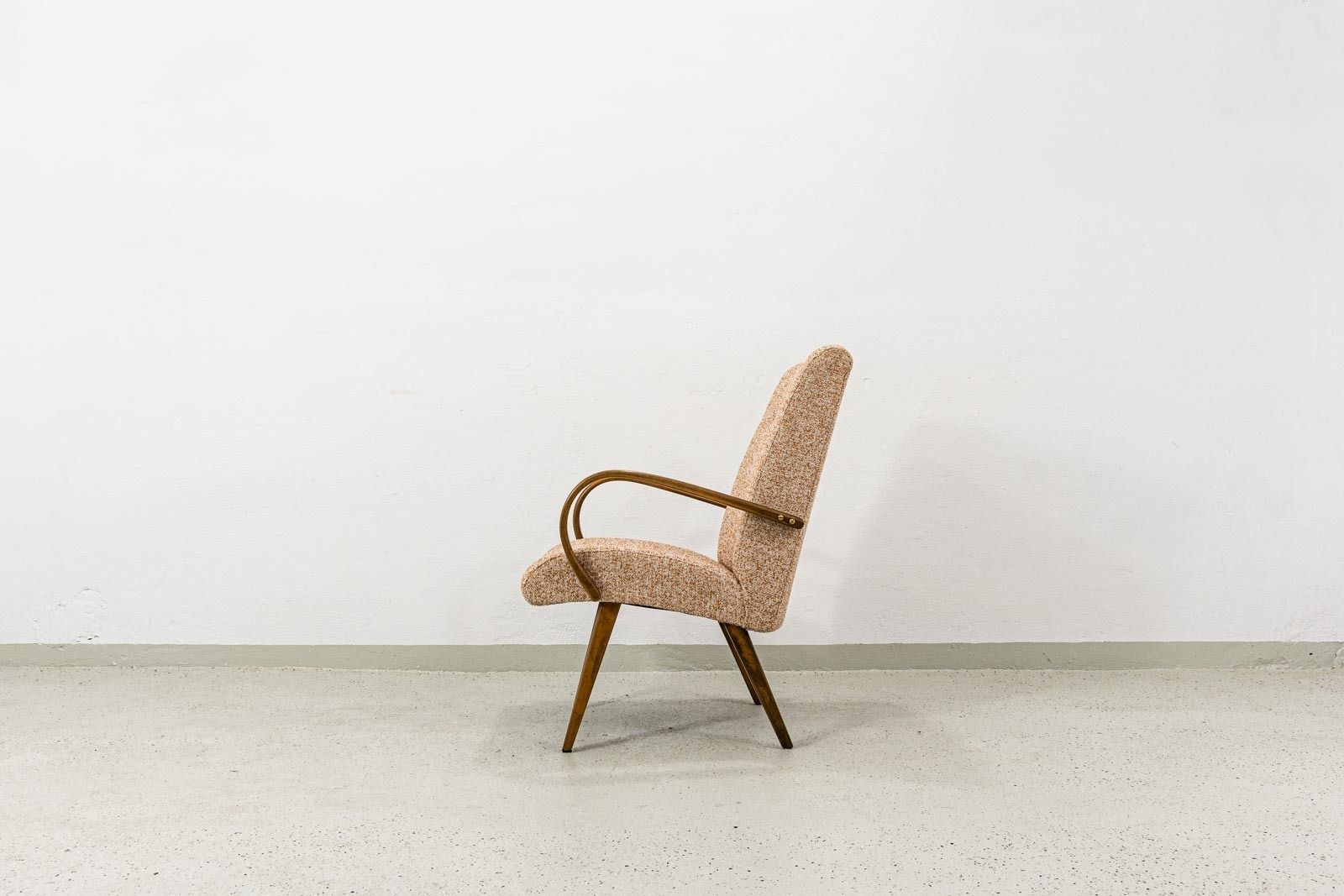 Mid Century Armchair Model 53 By J šmidek For Ton, 1960s photo vinterior