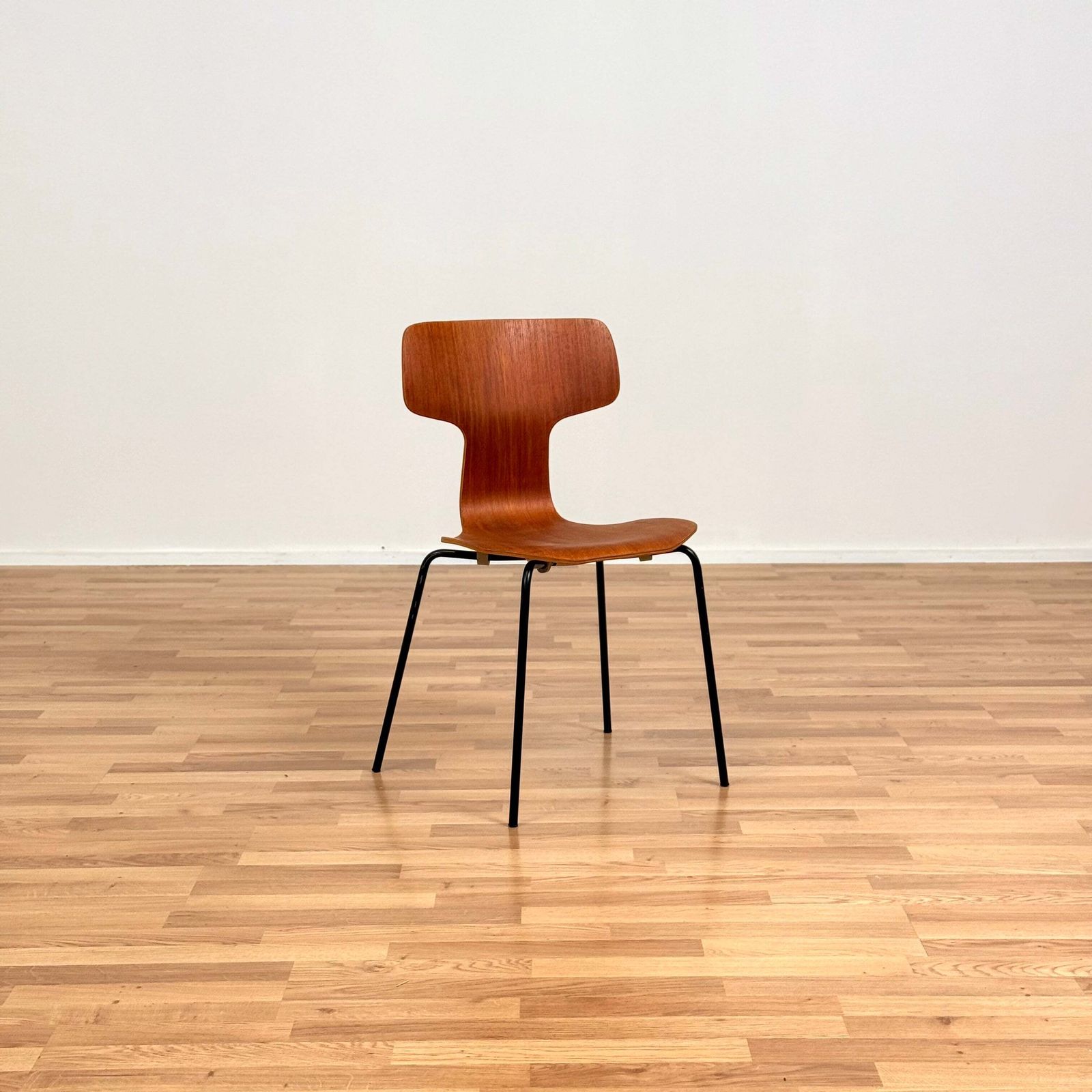 Single Dining Chair Made Of Teak By Fritz Hansen