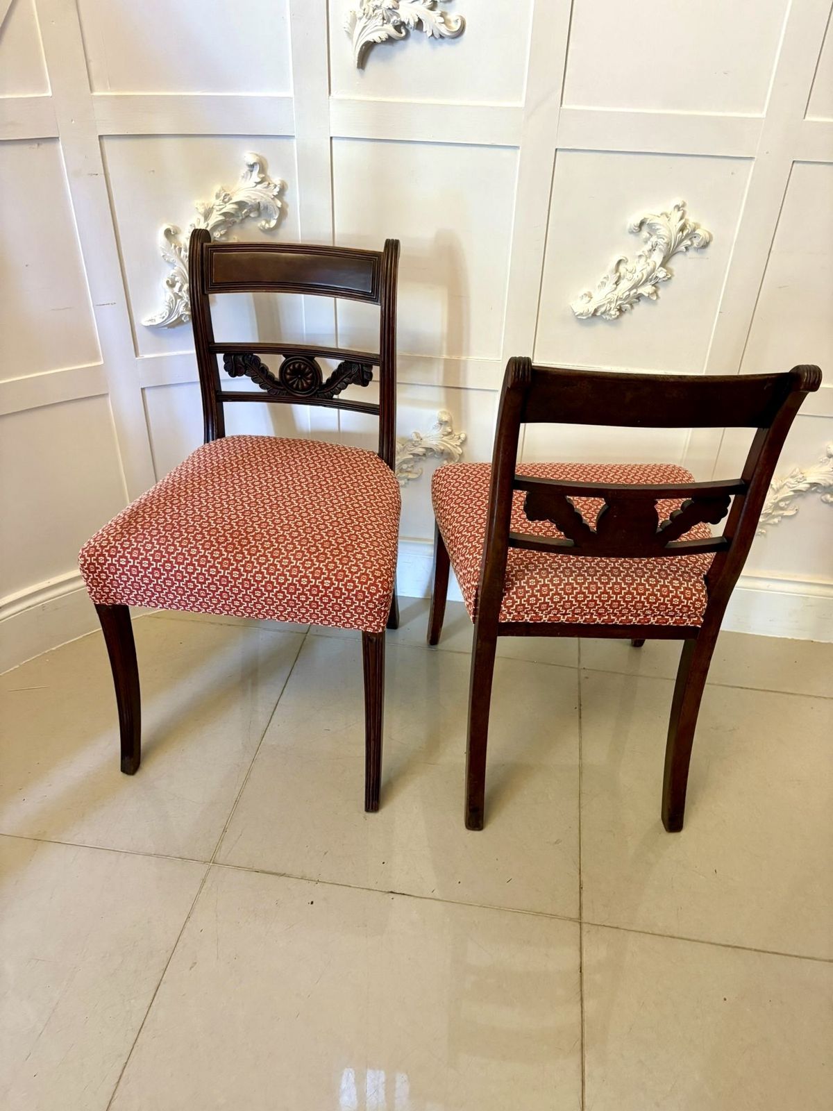 photo buy Outstanding Quality Set Of 8 Antique 19th Century Mahogany Dining Chairs