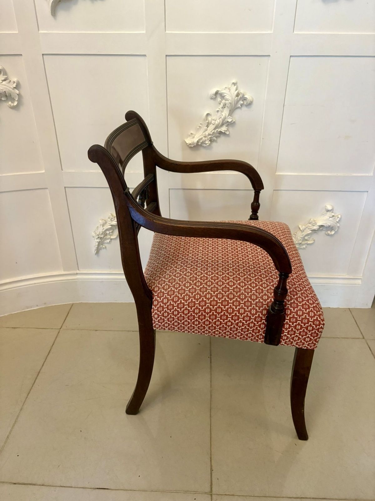 photo vintage Outstanding Quality Set Of 8 Antique 19th Century Mahogany Dining Chairs