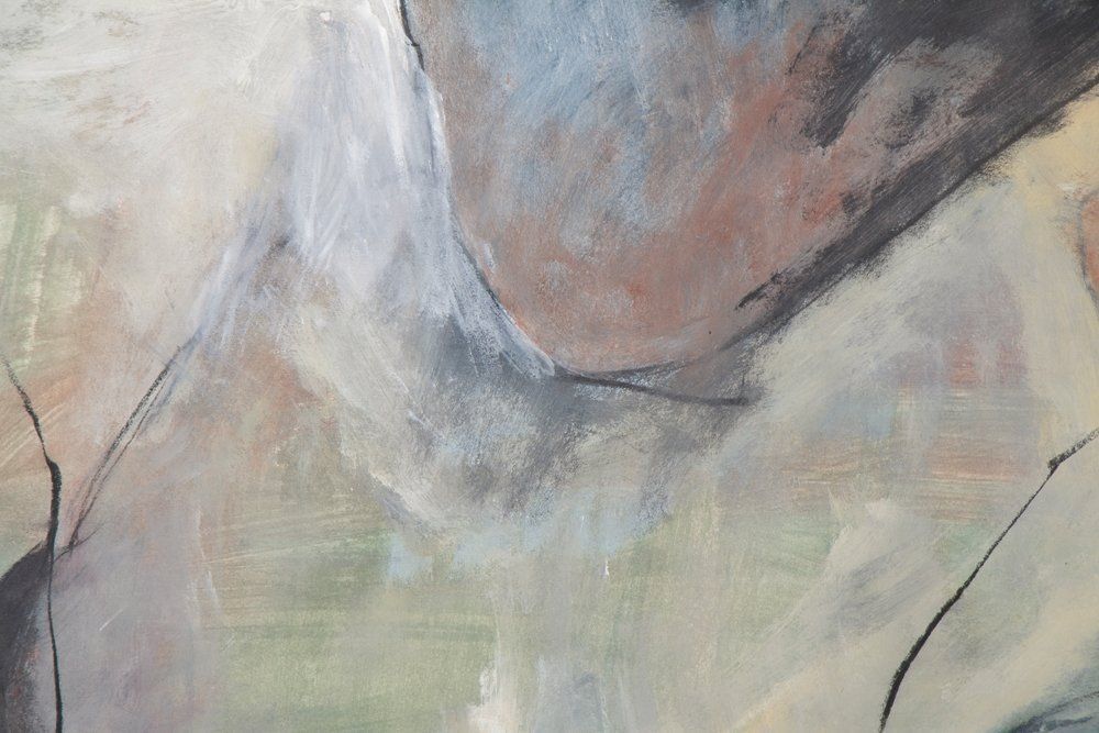 Mixed Media Reclining Nude By Valerie Davide 1938 2019 photo for sale