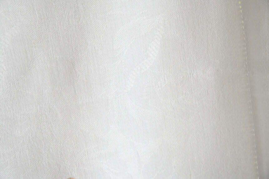Large White Damask Tablecloth photo furniture