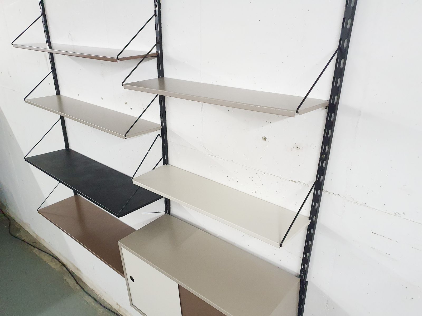 photo furniture Tjerk Reijenga For Pilastro Wall Unit, The Netherlands 1950's