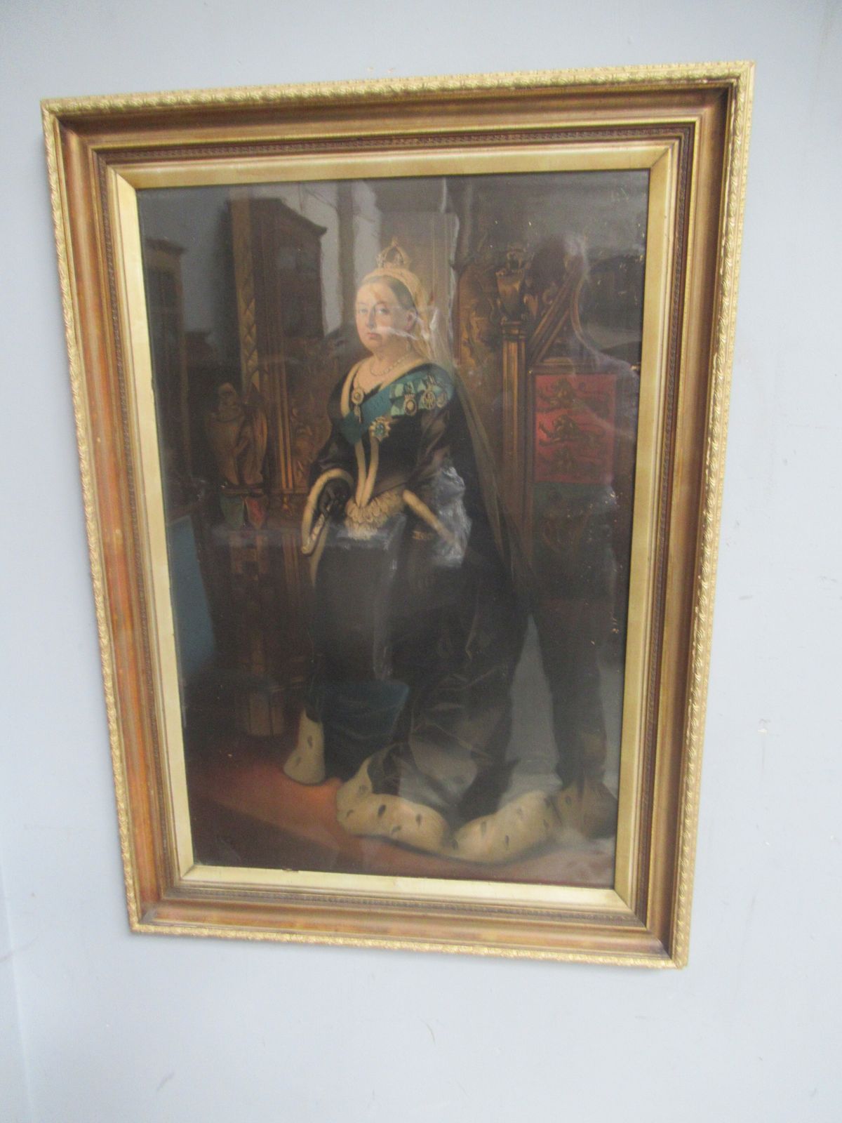 Large Colour Picture   Of Queen   Victoria    Dating From Around 1900 photo buy