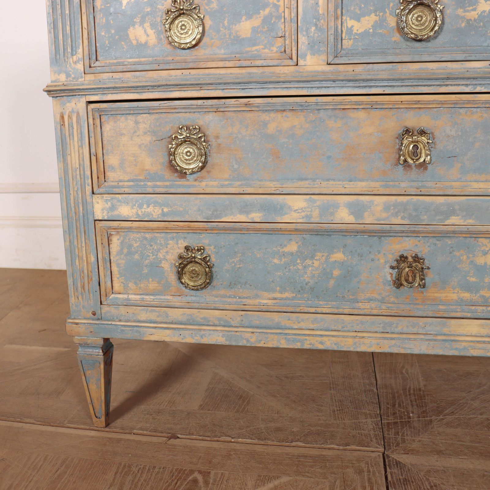 French Painted Commode, 1800s, Antique photo vinterior