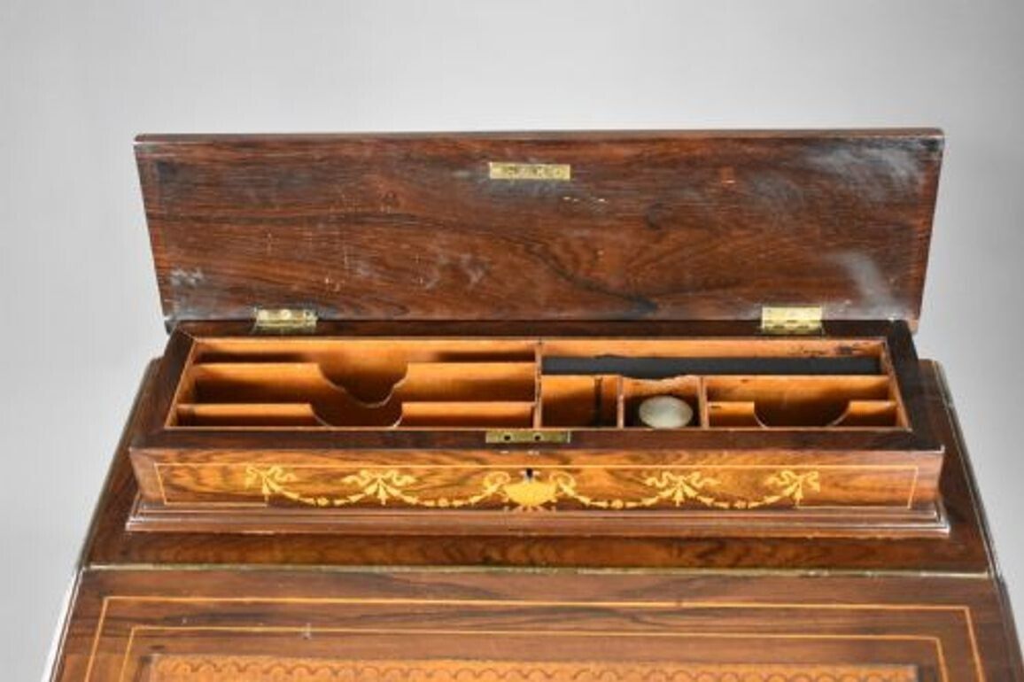 Victorian Inlaid Rosewood Davenport Desk photo buy