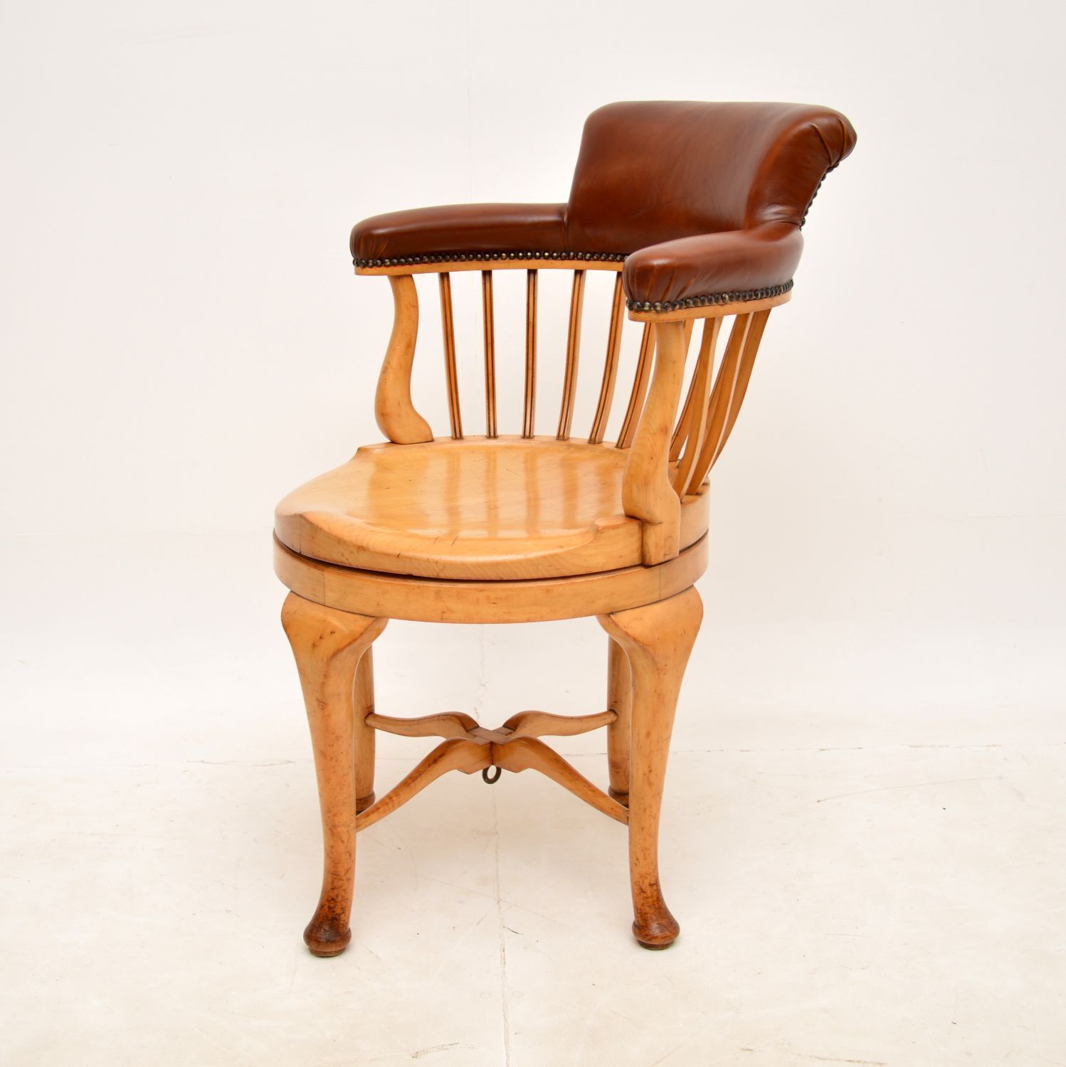 Antique Victorian Swivel Desk Chair photo for sale