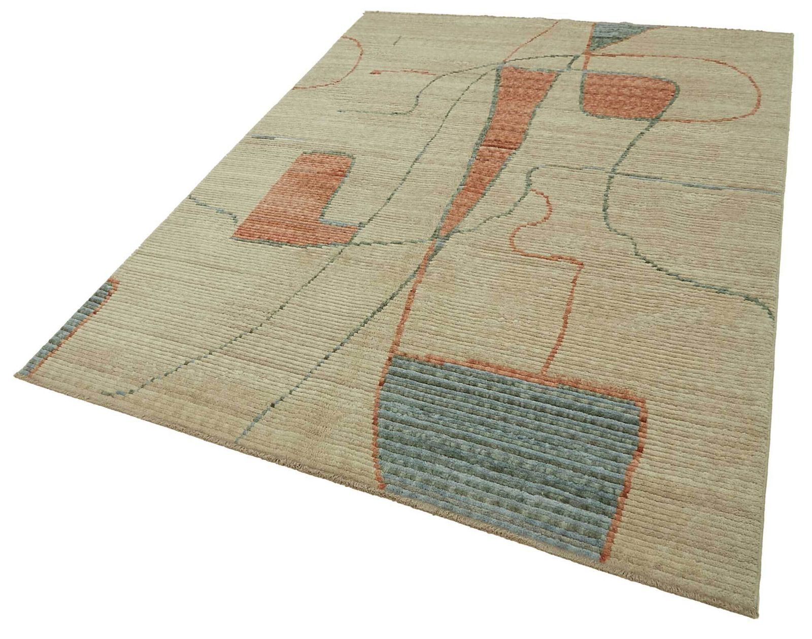 7x10 Hand Knotted Wool Oushak Rug   47700 photo for sale