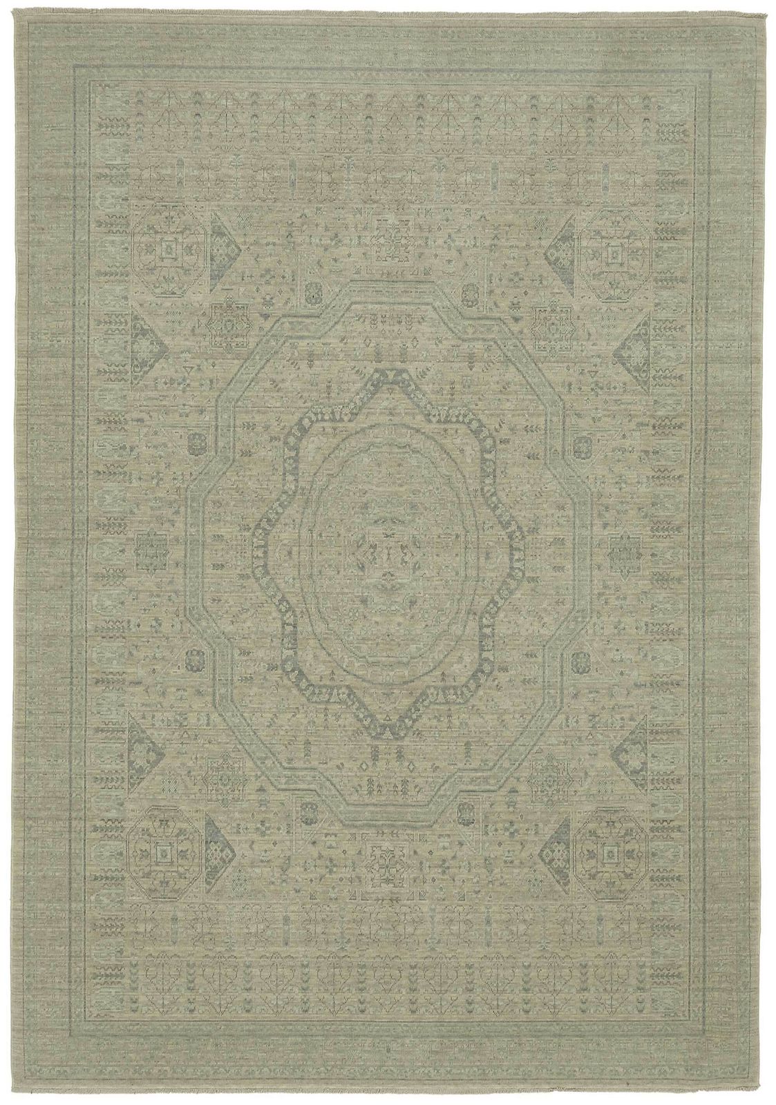 7x10 Hand Knotted Wool Oushak Rug   47713
