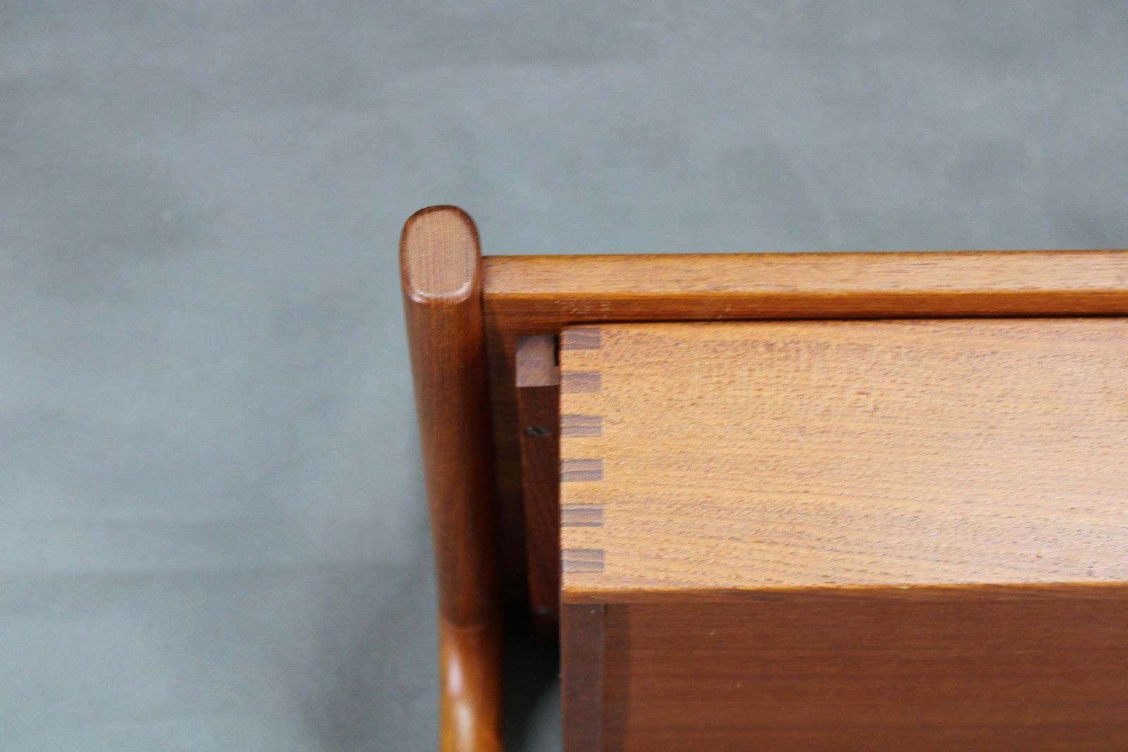 photo for sale 1950s Pair Of Rare Borge Mogensen Teak Floating Night Stand By Dyrlund Denmark