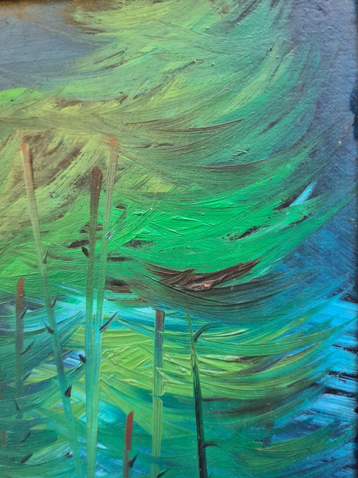 Expressionist Fauvist Forest View, Follower Of Raoul Dufy1940s photo Art