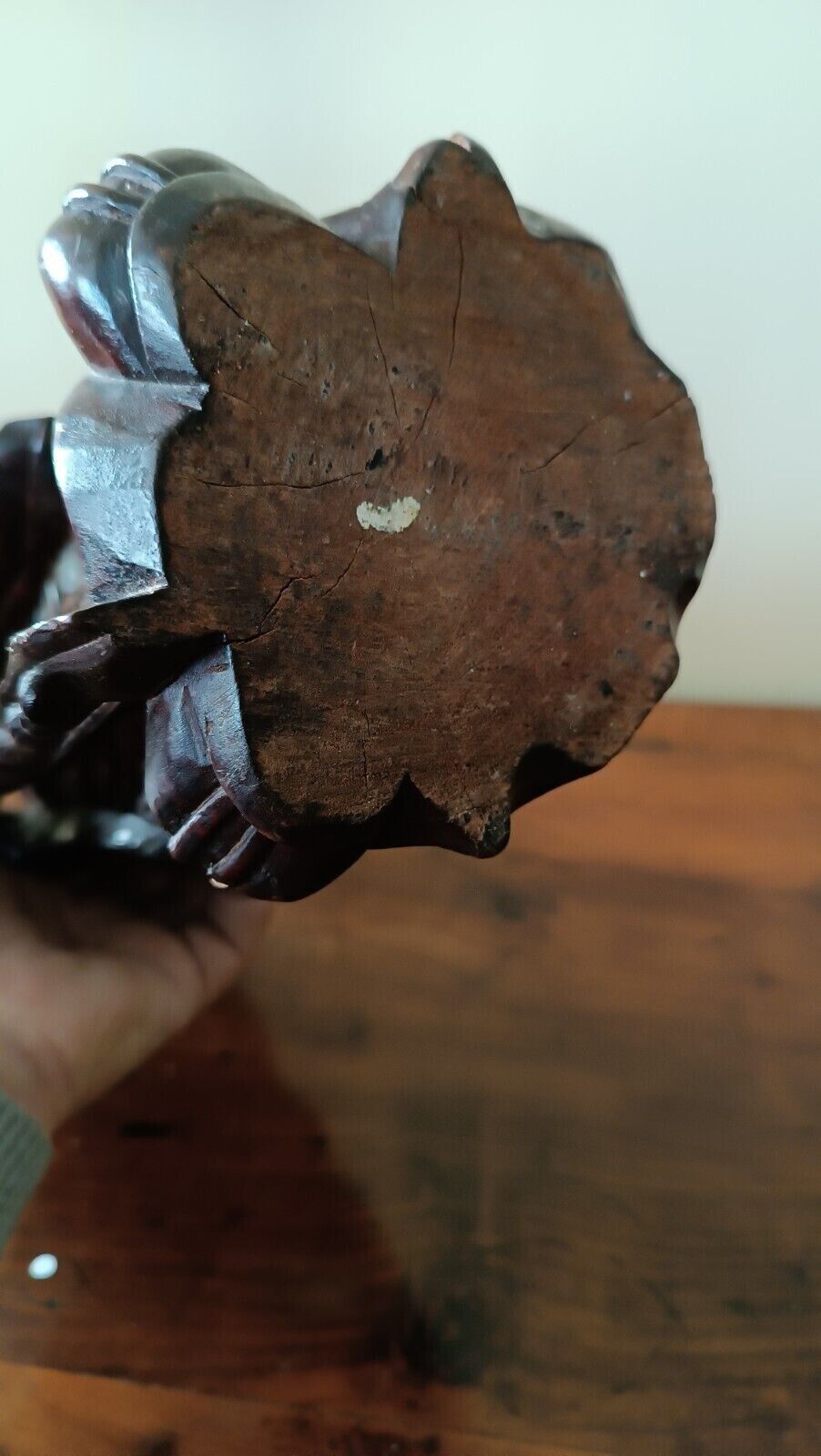 photo for sale Rosewood Sculpture Late 19th Century China Sage Oriental Art