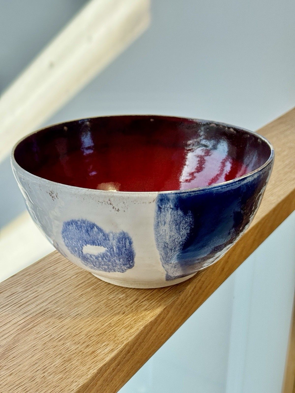 photo furniture Gesche Buecker Studio Pottery Hand Thrown Volcanic Glaze Bowl