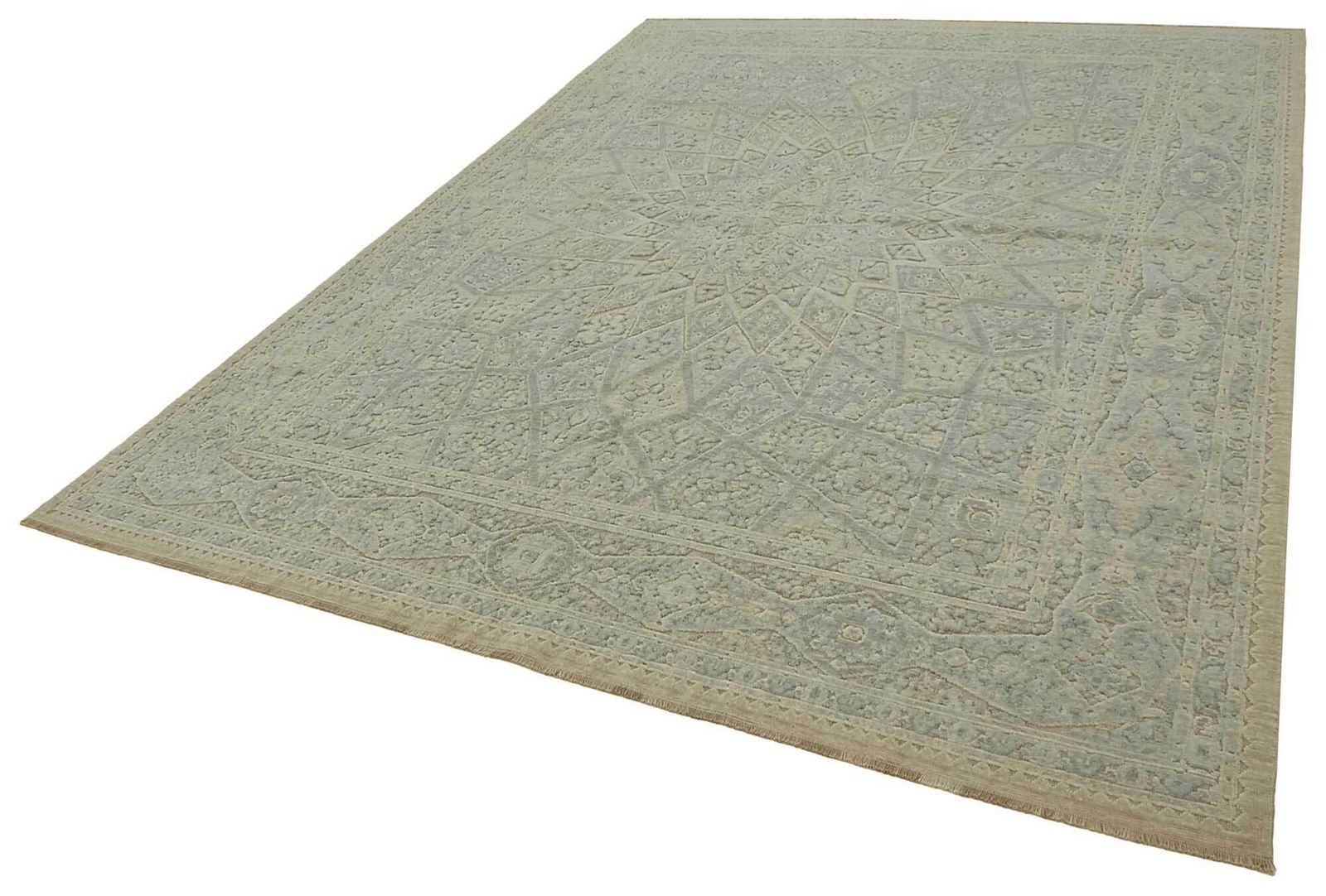 Hand Loom Wool Oushak Rug 253 Cm X 334 Cm photo for sale