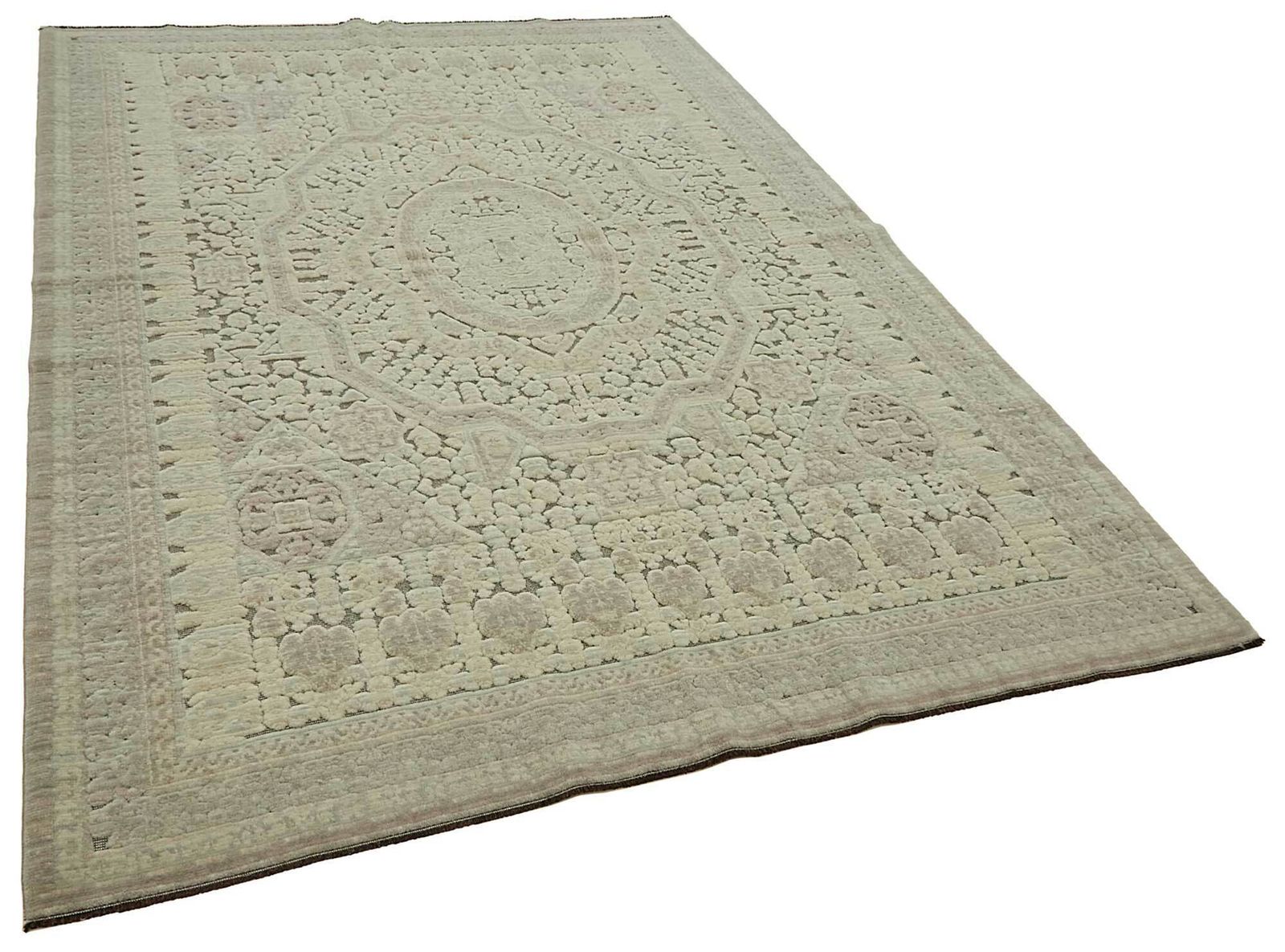 7x10 Hand Knotted Wool Oushak Rug photo furniture