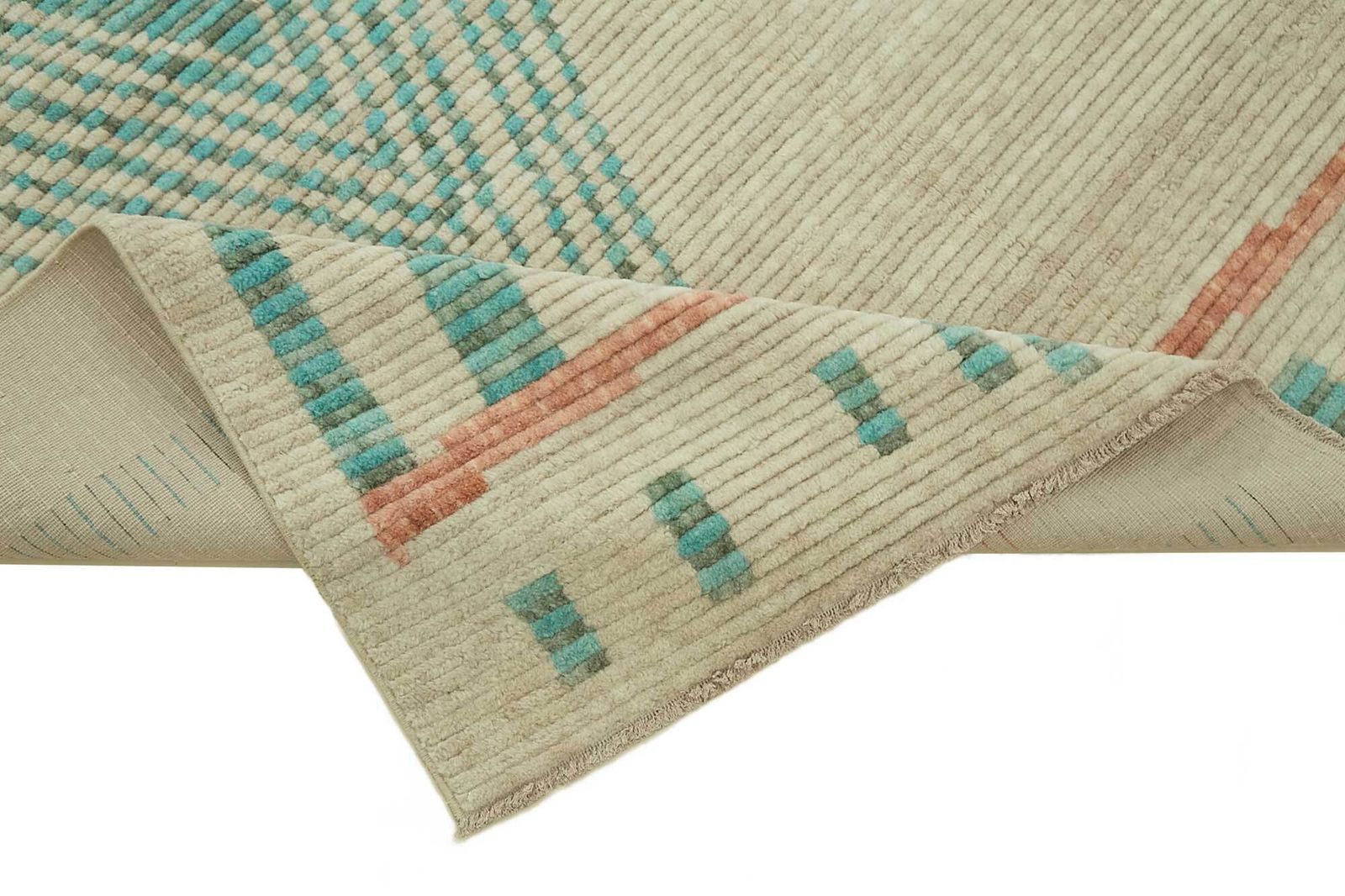 6x10 Hand Knotted Wool Oushak Rug photo vinterior