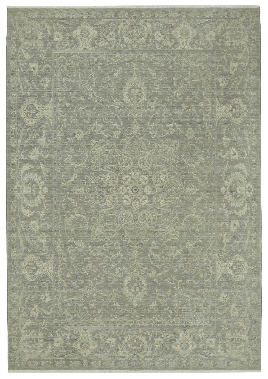 7x10 Hand Knotted Wool Oushak Rug