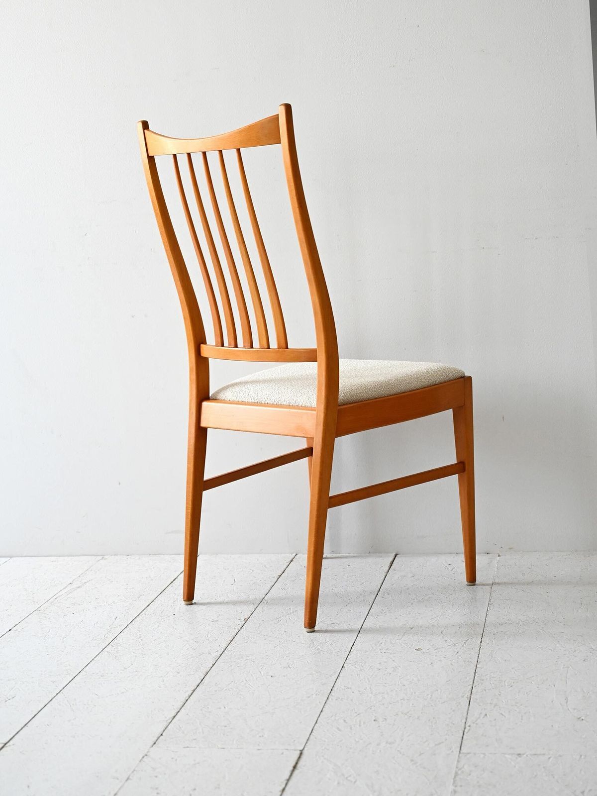 Set Of 4 Vintage Scandinavian Chairs From The 1950s/60s In Beech photo Furniture