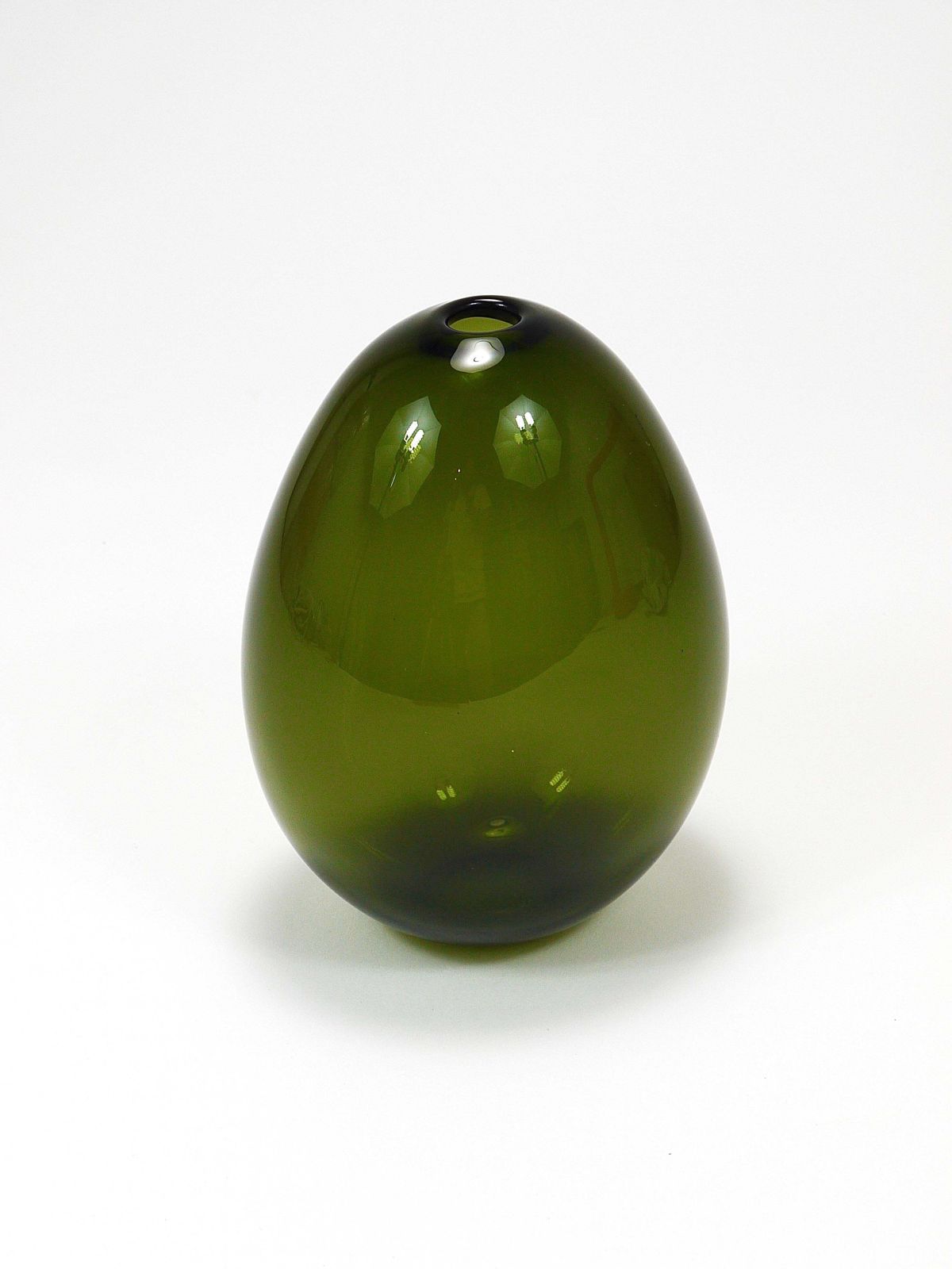 photo furniture Kaj Franck Saippuakupla Green Soap Bubble Art Glass Vase, Nuutajärvi Finland