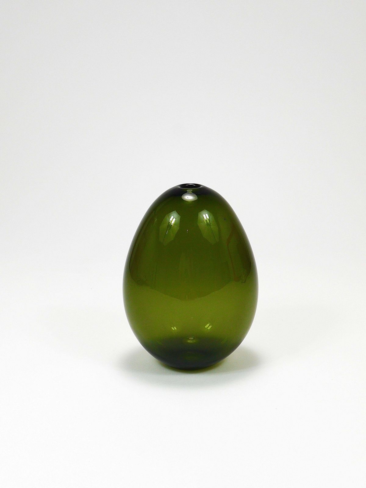 Home Decor Kaj Franck Saippuakupla Green Soap Bubble Art Glass Vase, Nuutajärvi Finland photo