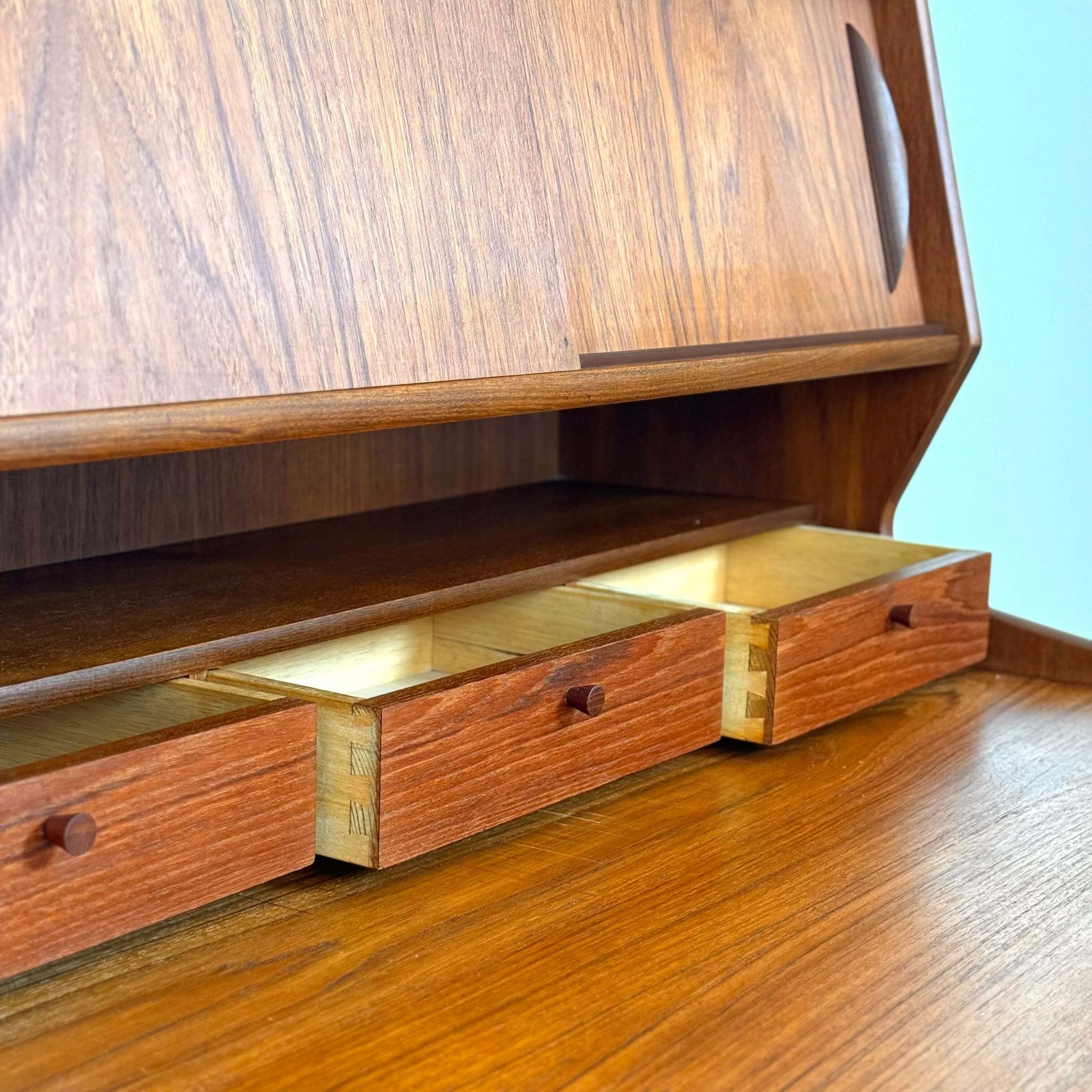 Highboard In Teak, 1950s 60s, Denmark photo Furniture