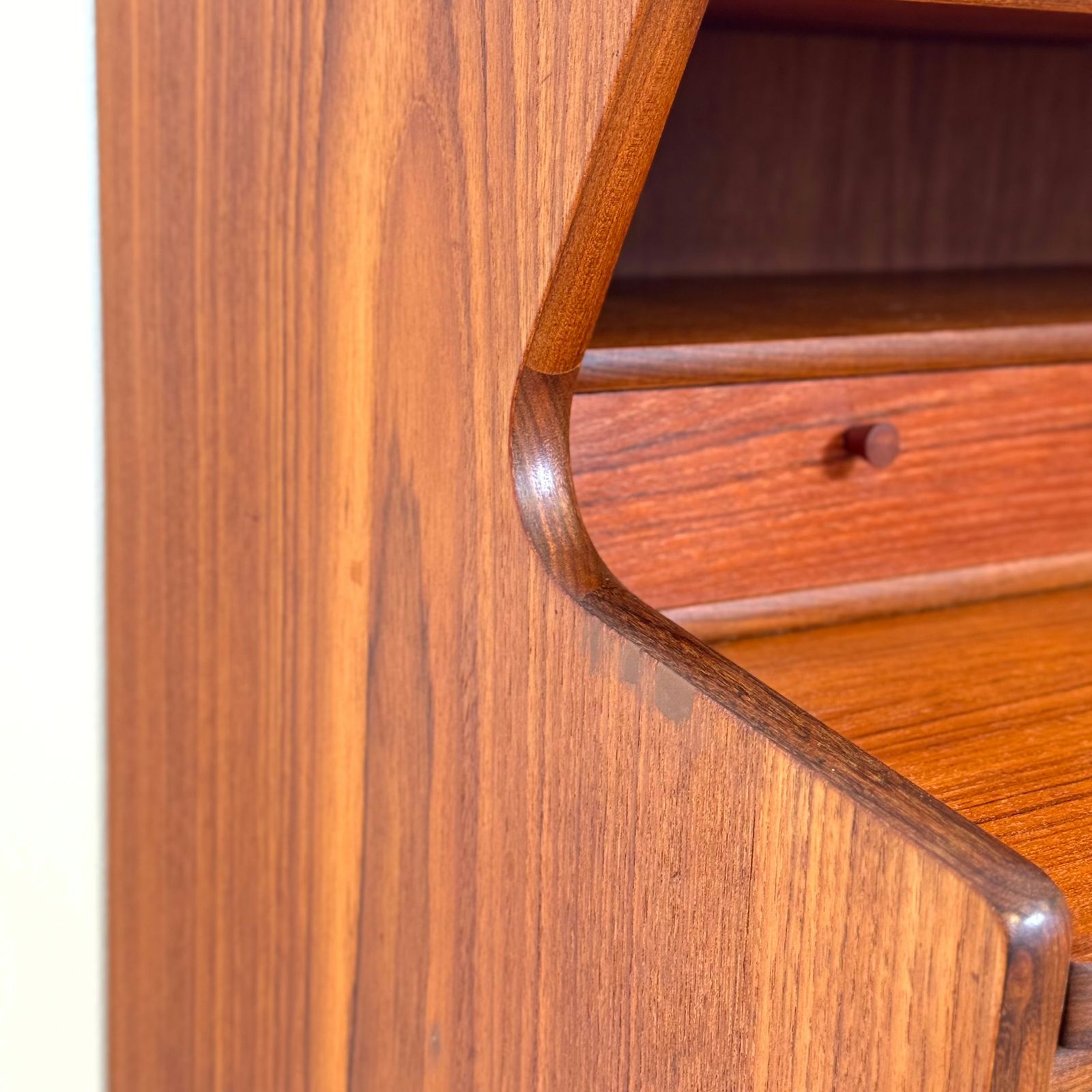 photo vintage Highboard In Teak, 1950s 60s, Denmark