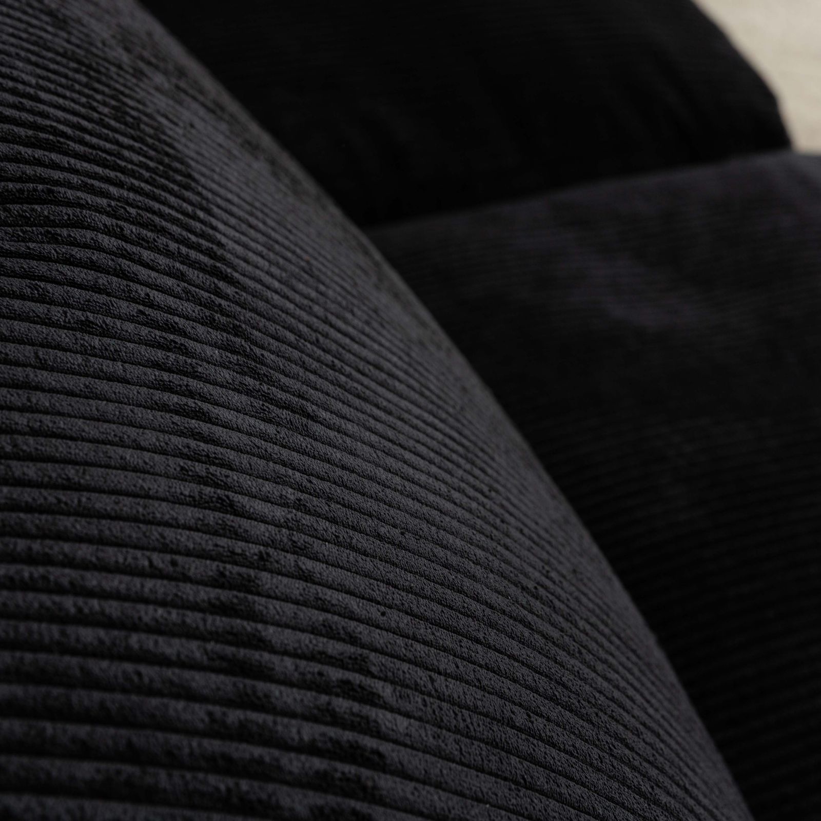 Mycs Flayr Fabric Four Seater Black Sofa photo 2347.0