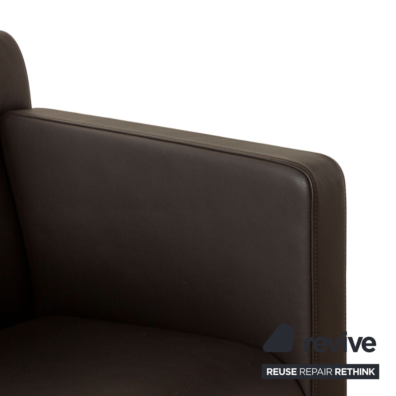 Cor Quandt Leather Armchair Dark Brown photo Furniture