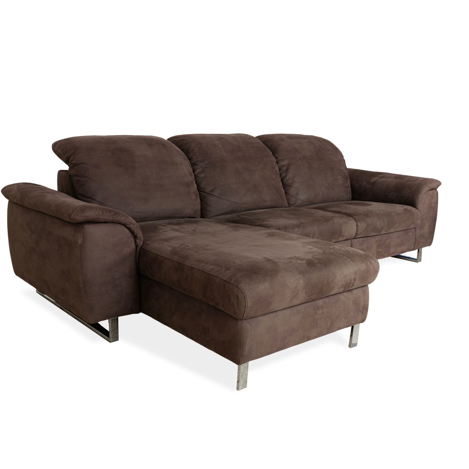 Canapé d'angle Willi Schillig Sinaatra en tissu marron