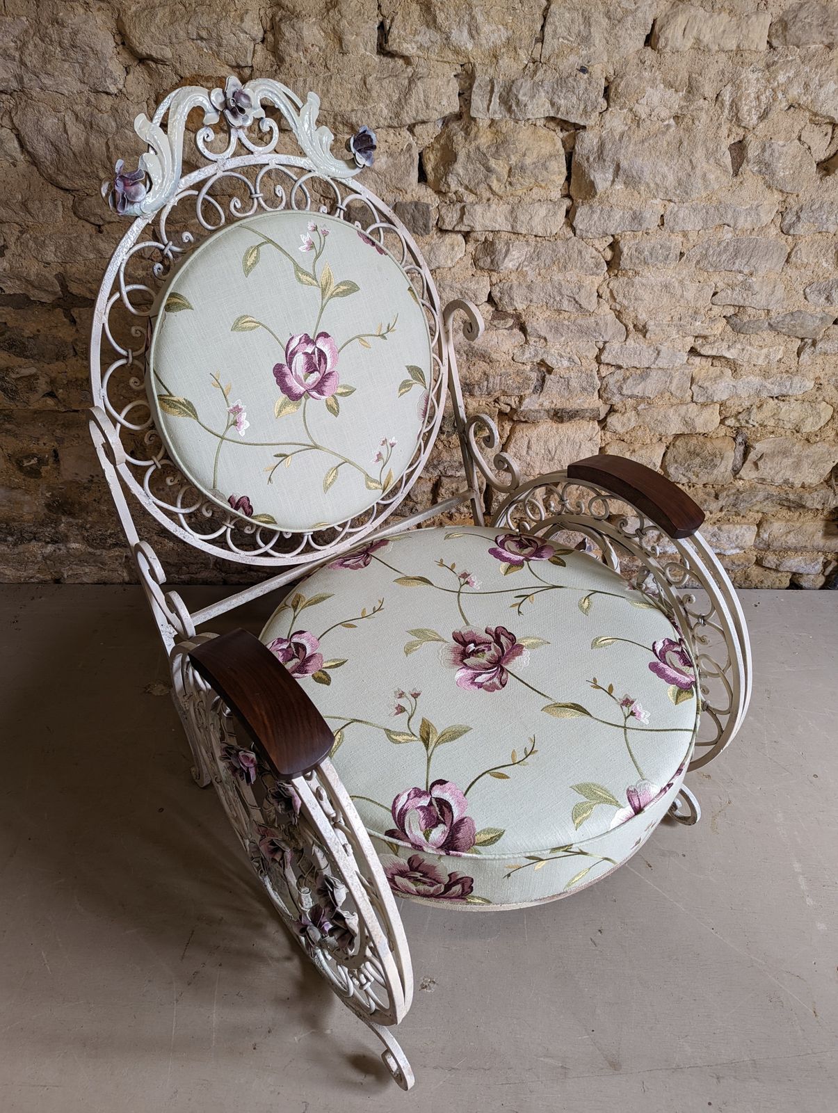 Reduced   Pair Of Late 19th Century Fine Wrought Iron Chairs photo 850.0