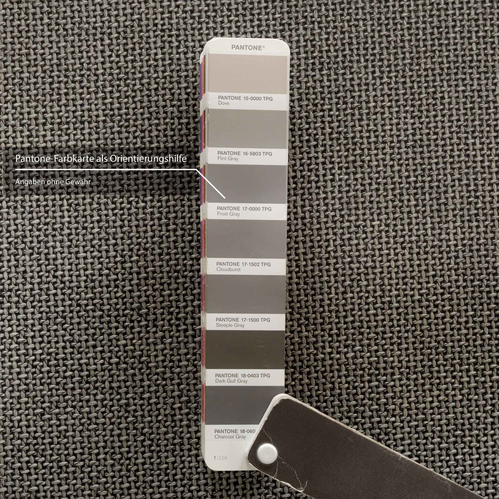 Canapé d'angle Rolf Benz en tissu gris photo buy