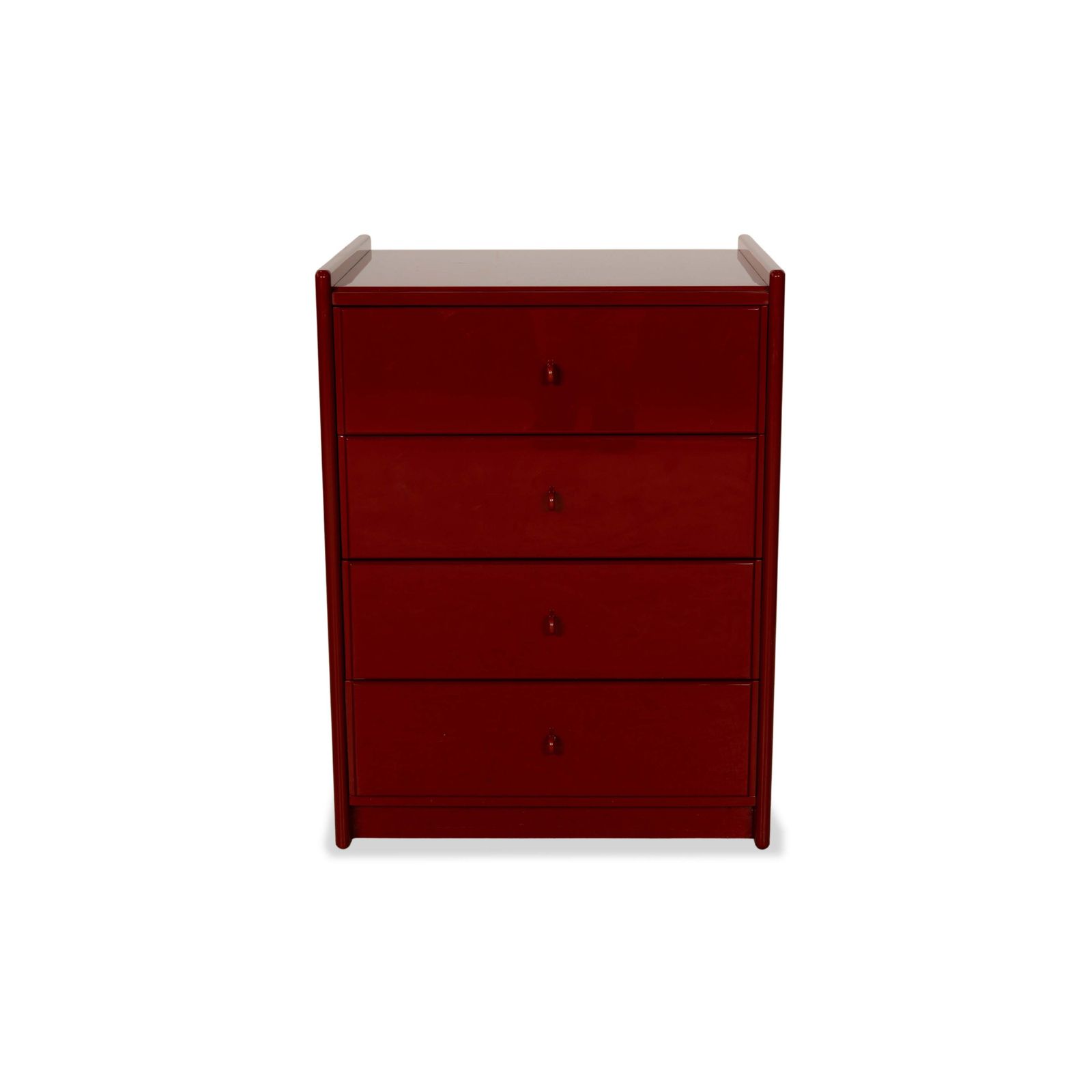 photo furniture Buffet B&B Italia Olinto en bois, rouge