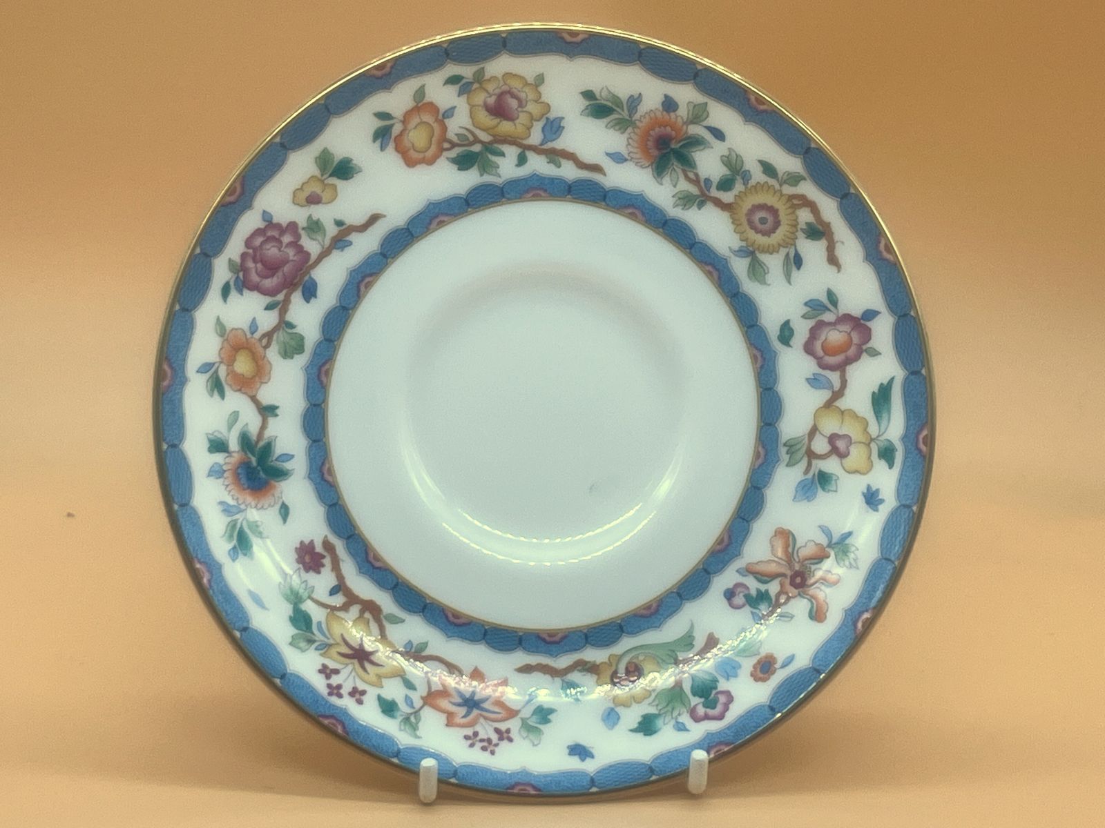 Vintage Wedgwood China Huntingdon Design Peony Shape Tea Cup & Saucer Duo. photo furniture
