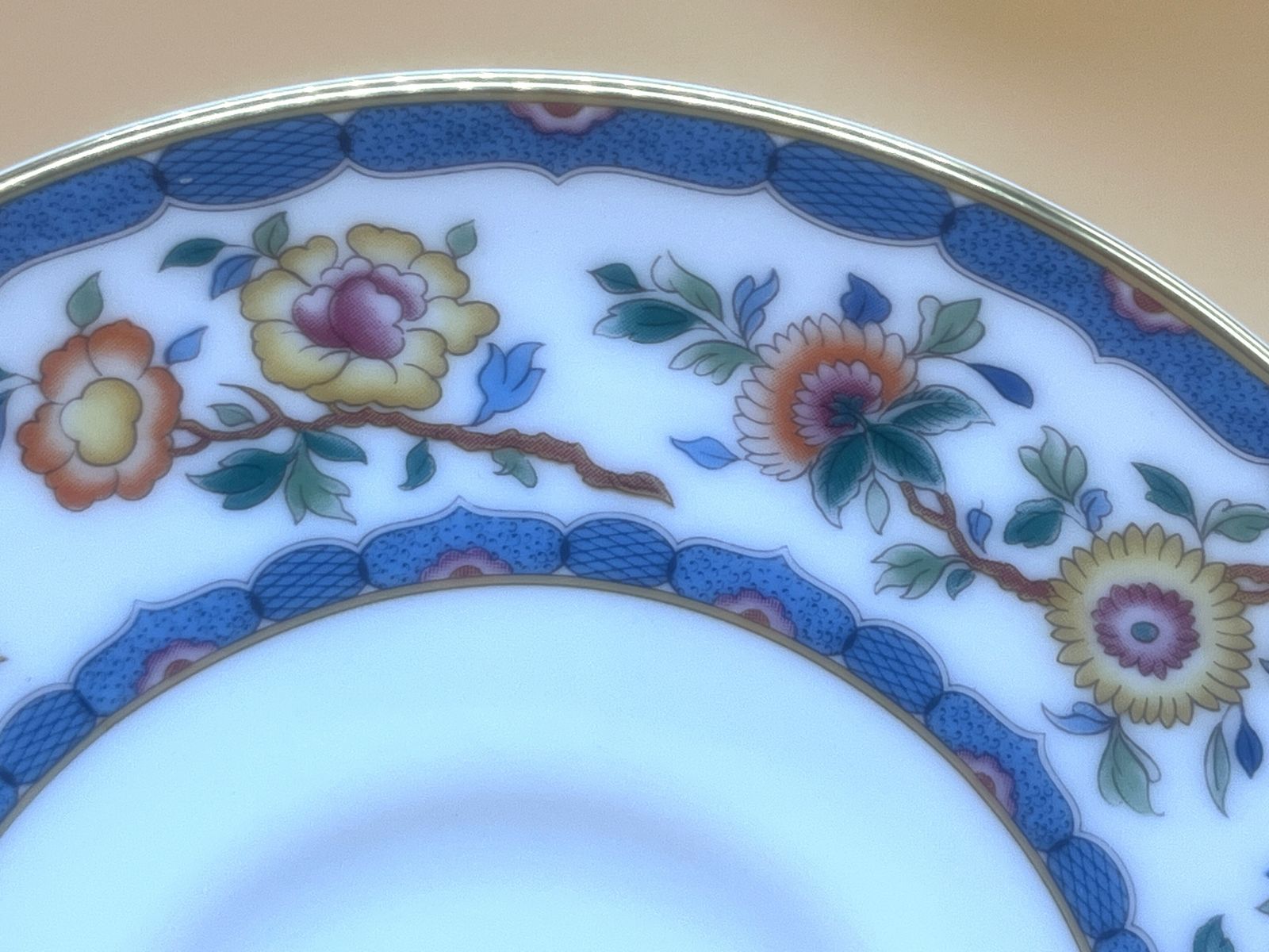 Vintage Wedgwood China Huntingdon Design Peony Shape Tea Cup & Saucer Duo. photo 75.0