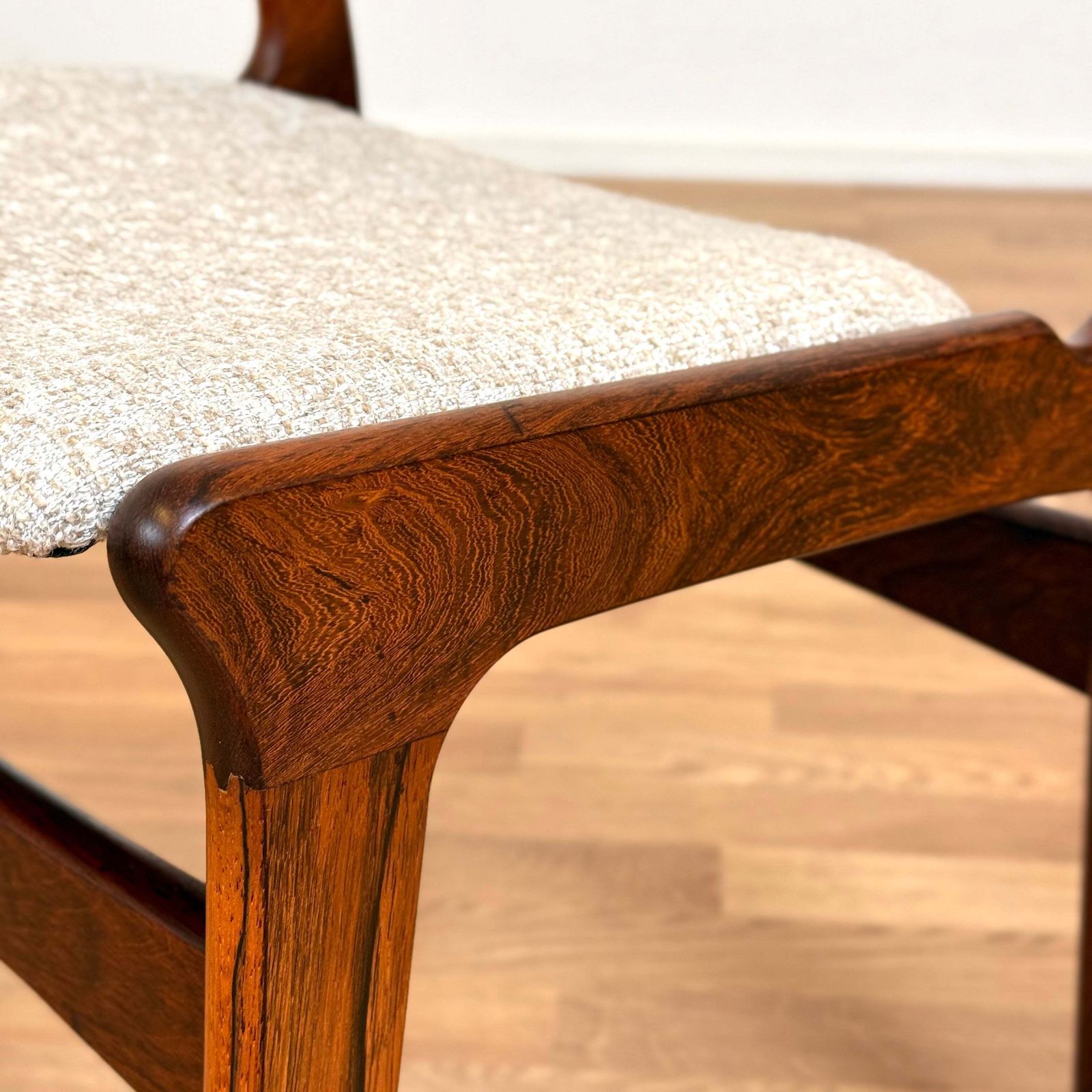 photo for sale Set Of 6 Dining Chairs In Santos Rosewood By Erik Buch For Nova Stolefabrik