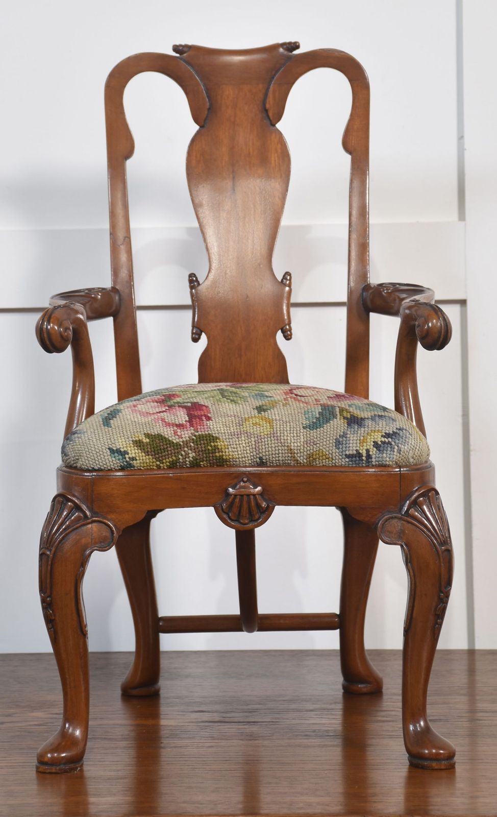 Walnut Childs Armchair, 1800s, Antique photo 714.0