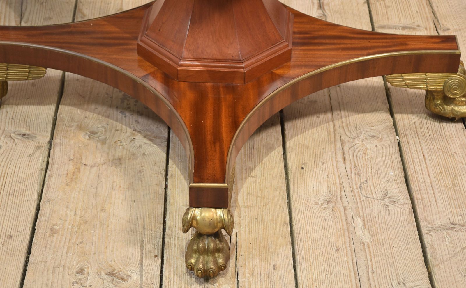 Mahogany Circular Coffee Table photo furniture