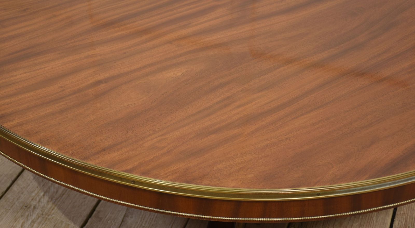 Mahogany Circular Coffee Table photo Furniture