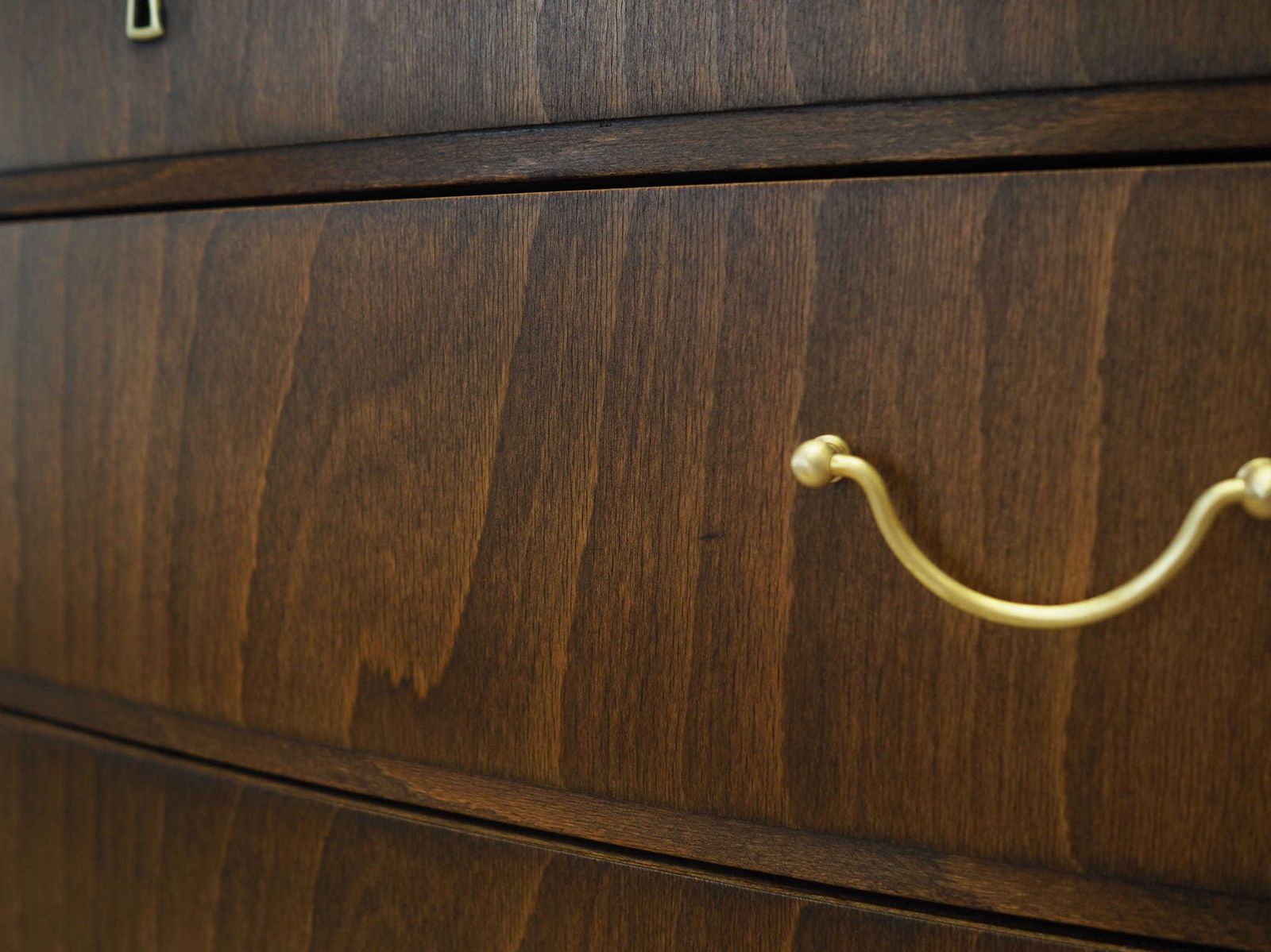 photo vinterior Walnootfineer Ladekast, Deens Design, Ca. Jaren 1960, Productie: Denemarken