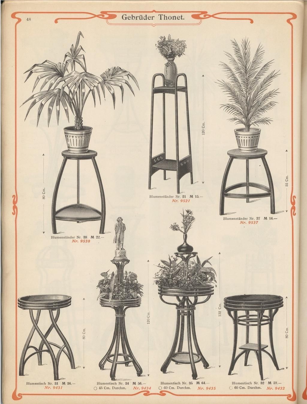 Bentwood Plant Stand No.9521 By Josef Hoffmann For Thonet photo buy