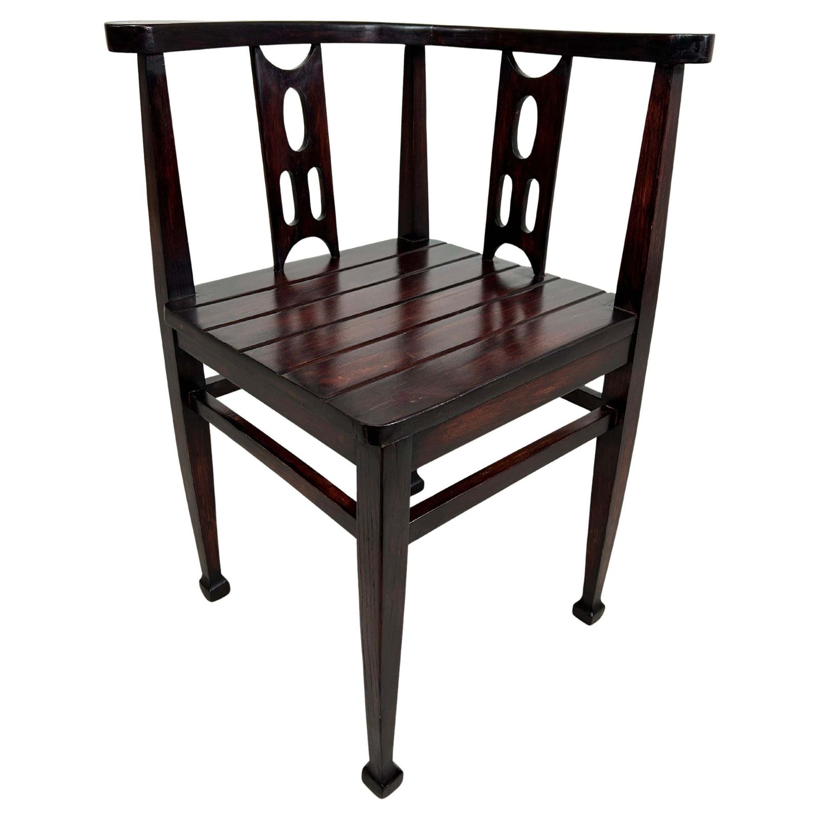 Jugendstil Corner Chair Attr. To Josef Hoffmann