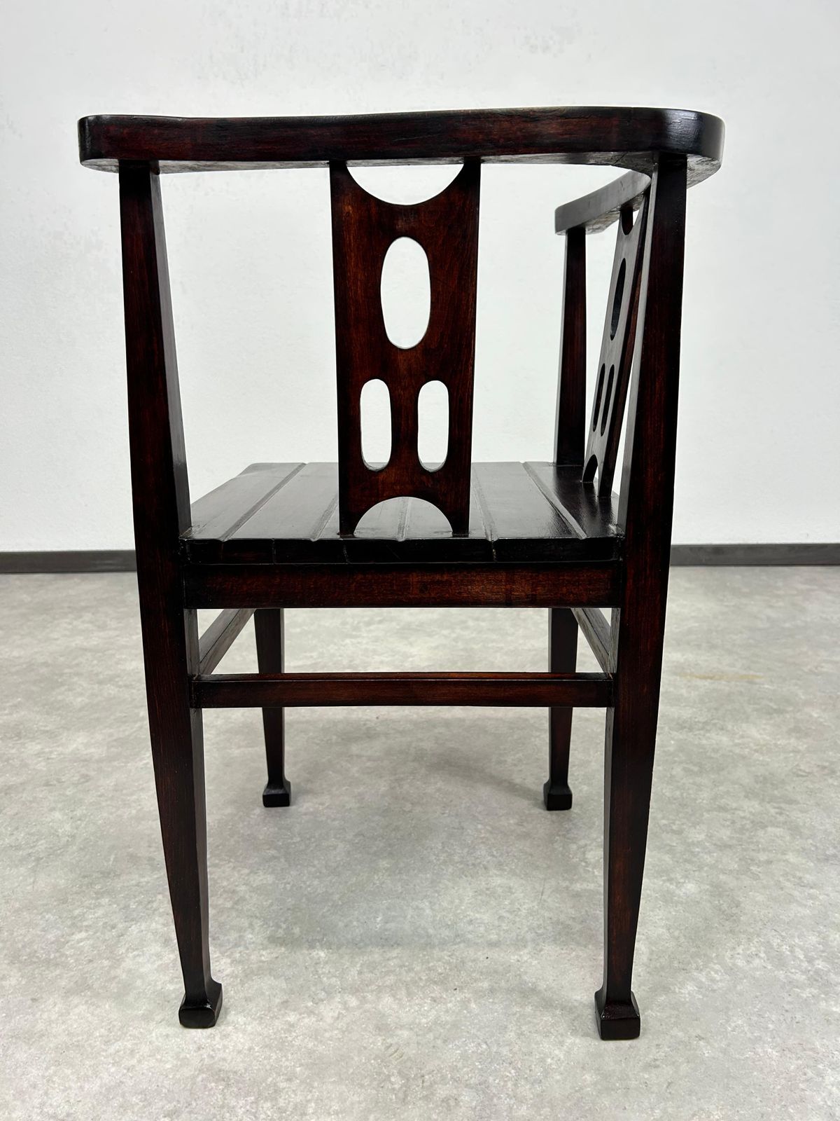 Jugendstil Corner Chair Attr. To Josef Hoffmann photo vintage